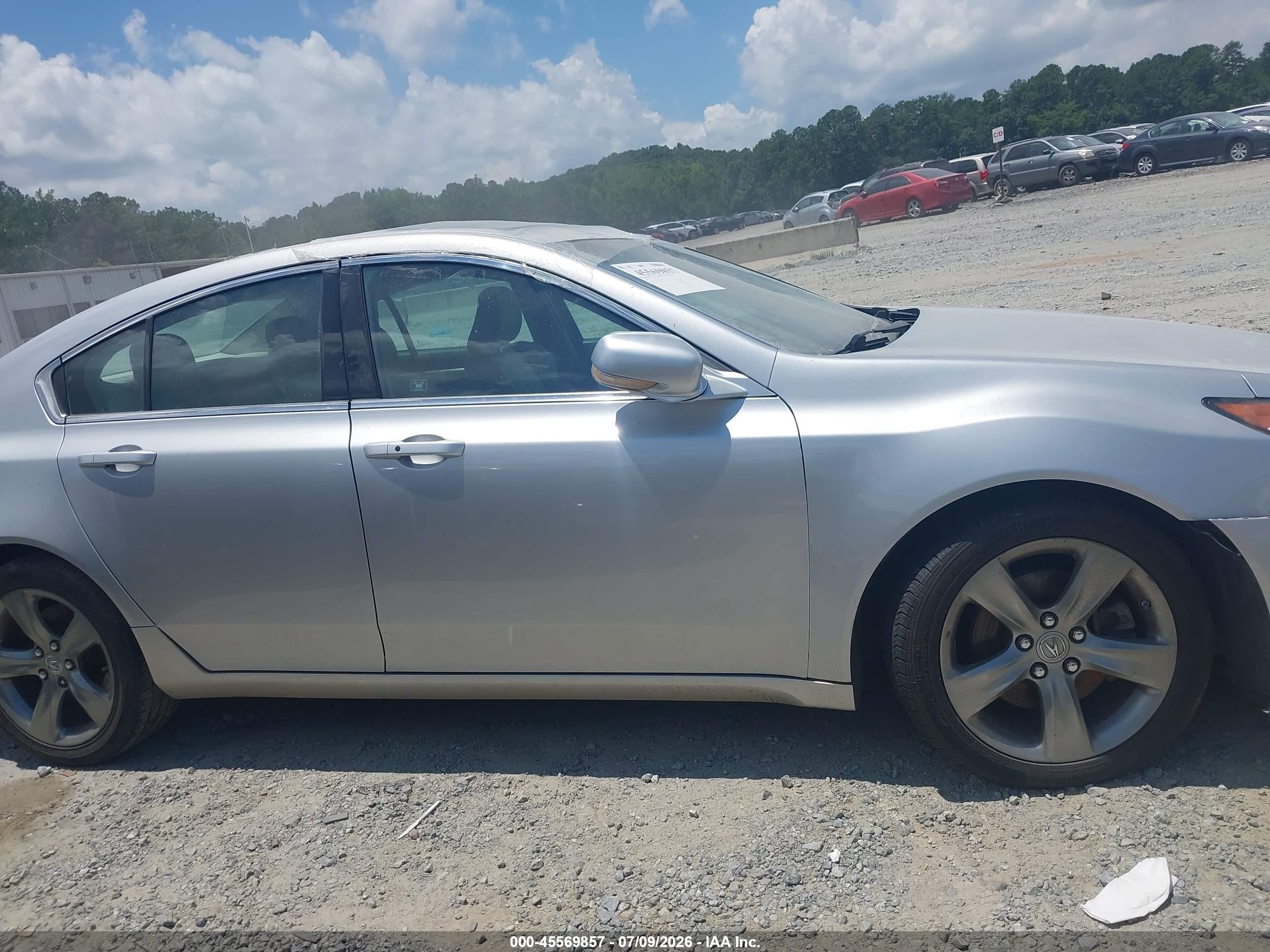 2012 Acura Tl 3.7 Silver vin: 19UUA9F52CA003679