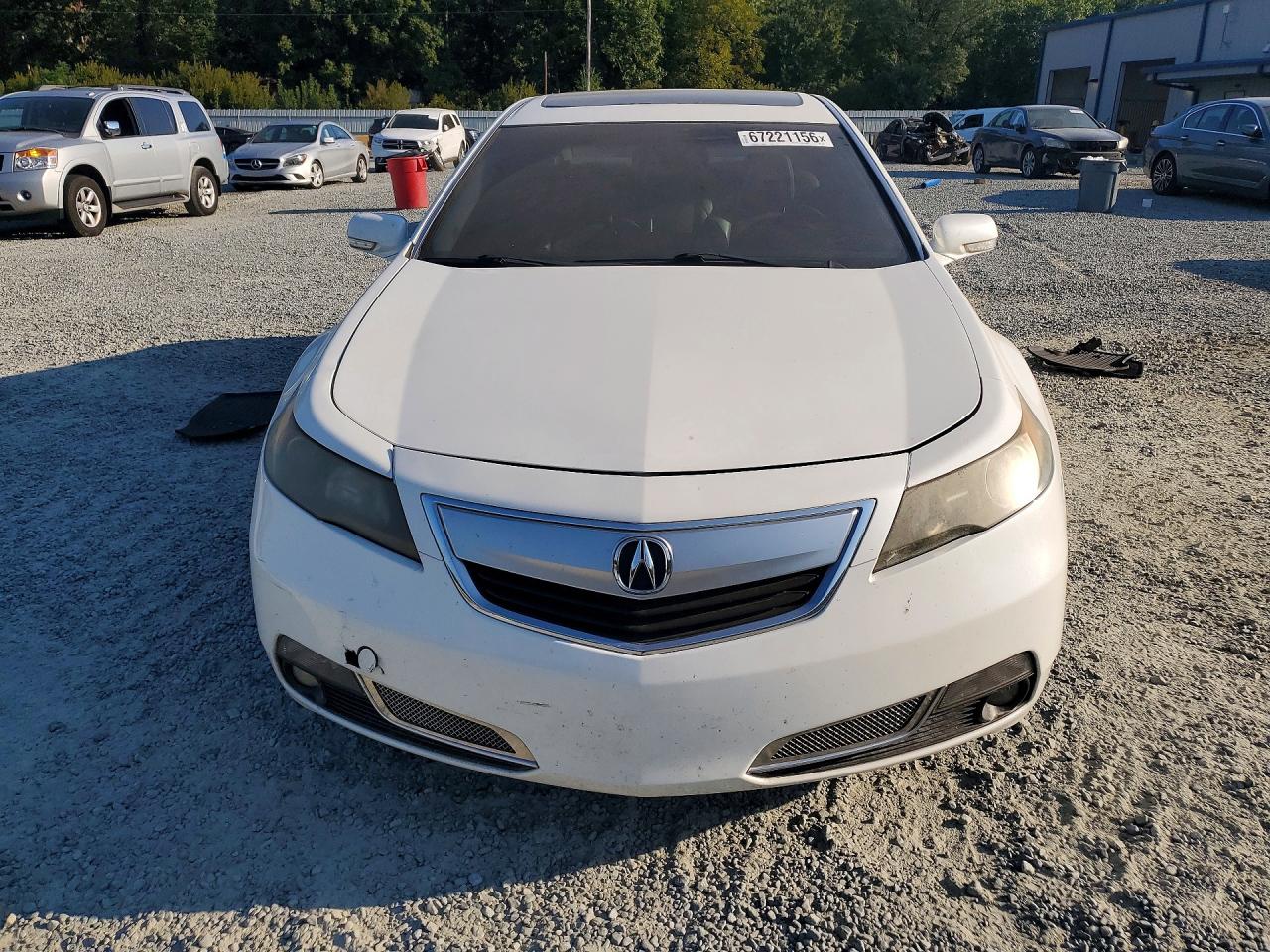 2012 Acura Tl Sh-4wd Tech White vin: 19UUA9F52CA004444