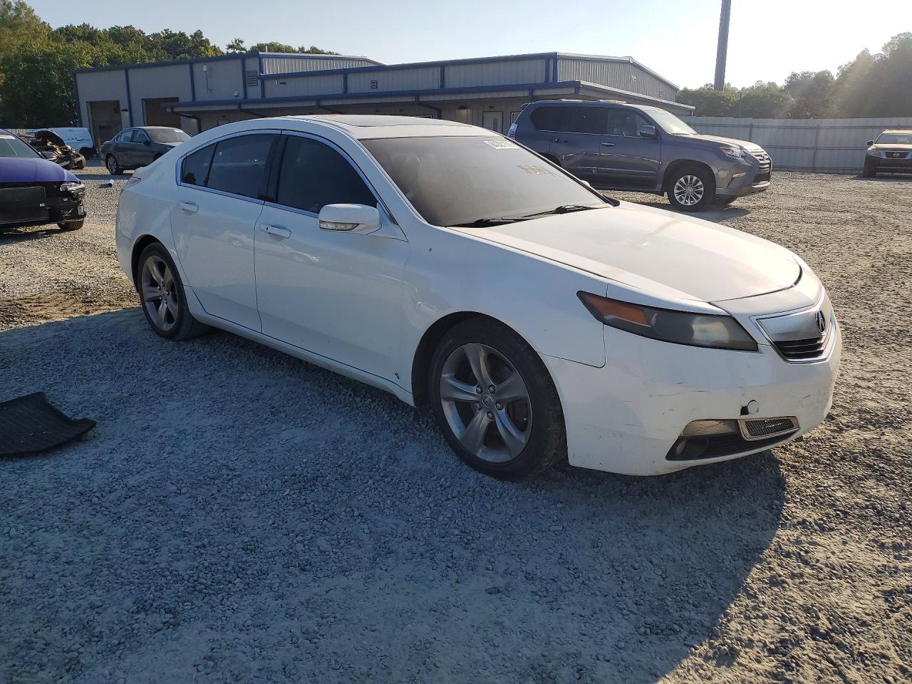 2012 Acura Tl Sh-4wd Tech White vin: 19UUA9F52CA004444