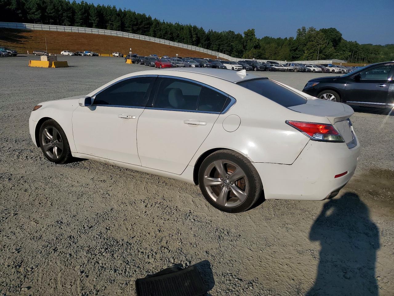 2012 Acura Tl Sh-4wd Tech White vin: 19UUA9F52CA004444