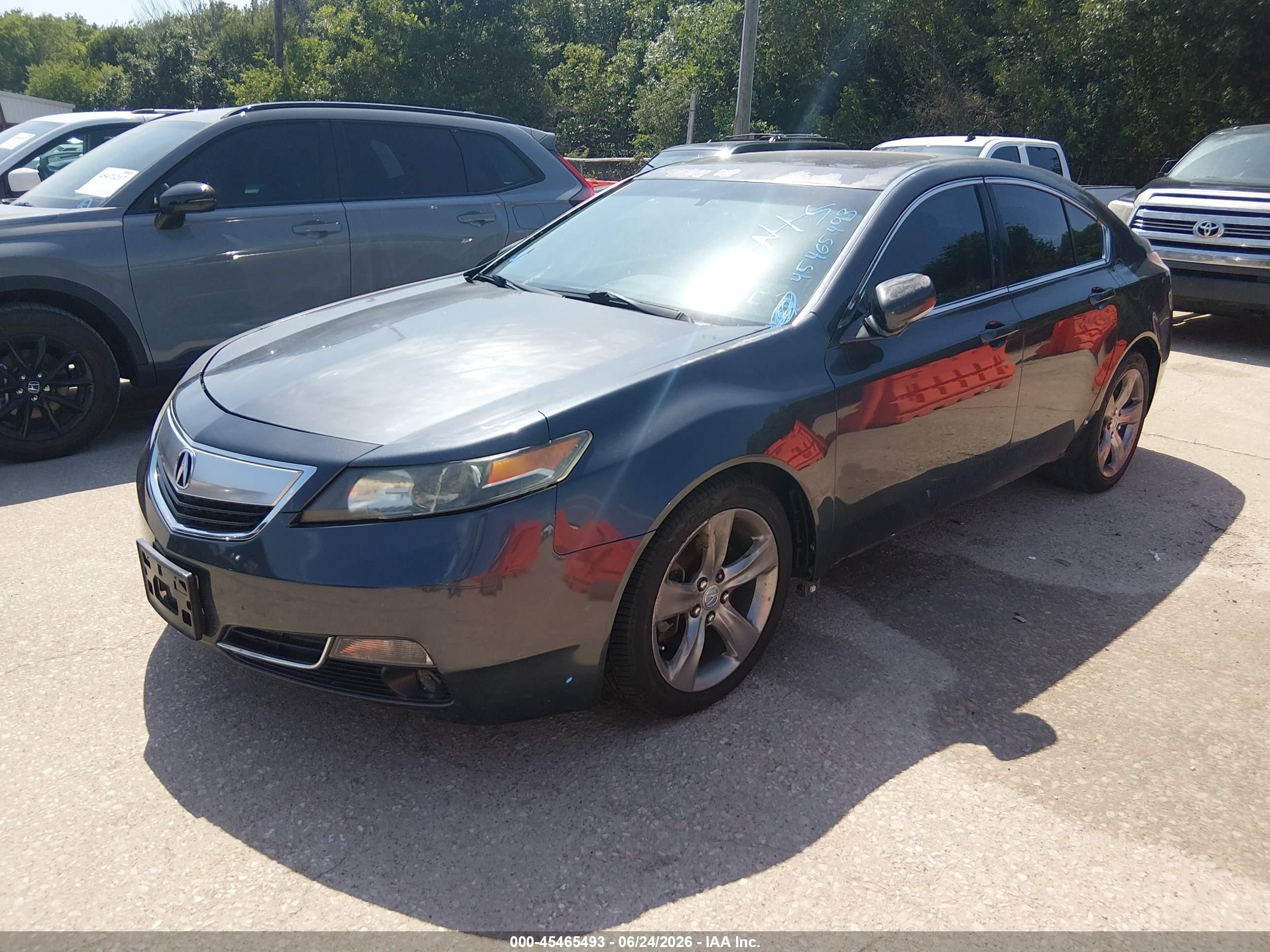 2012 Acura Tl 3.7 Gray vin: 19UUA9F52CA009451