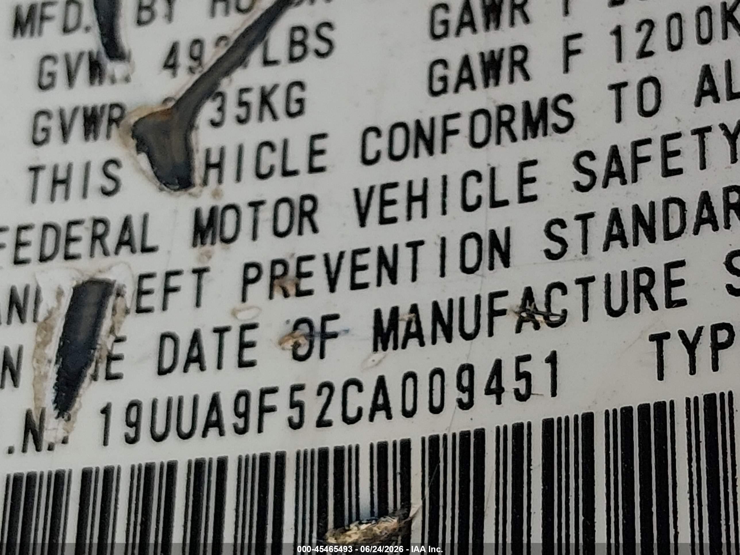 2012 Acura Tl 3.7 Gray vin: 19UUA9F52CA009451