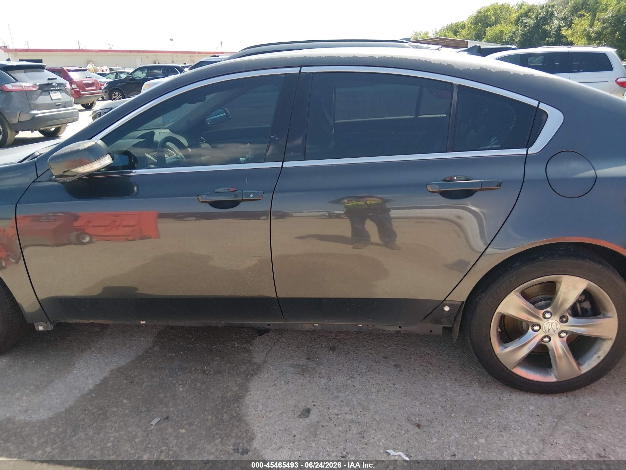 2012 Acura Tl 3.7 Gray vin: 19UUA9F52CA009451