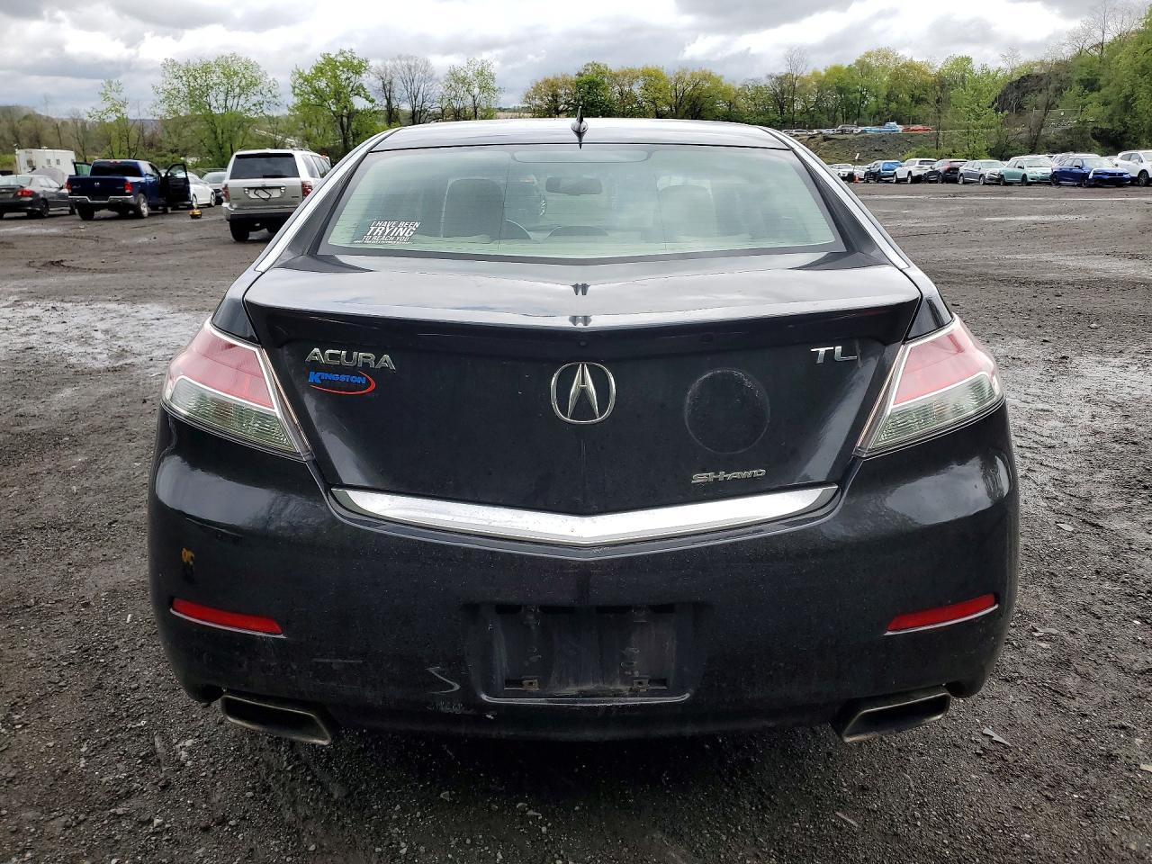 2012 Acura Tl Black vin: 19UUA9F52CA011796