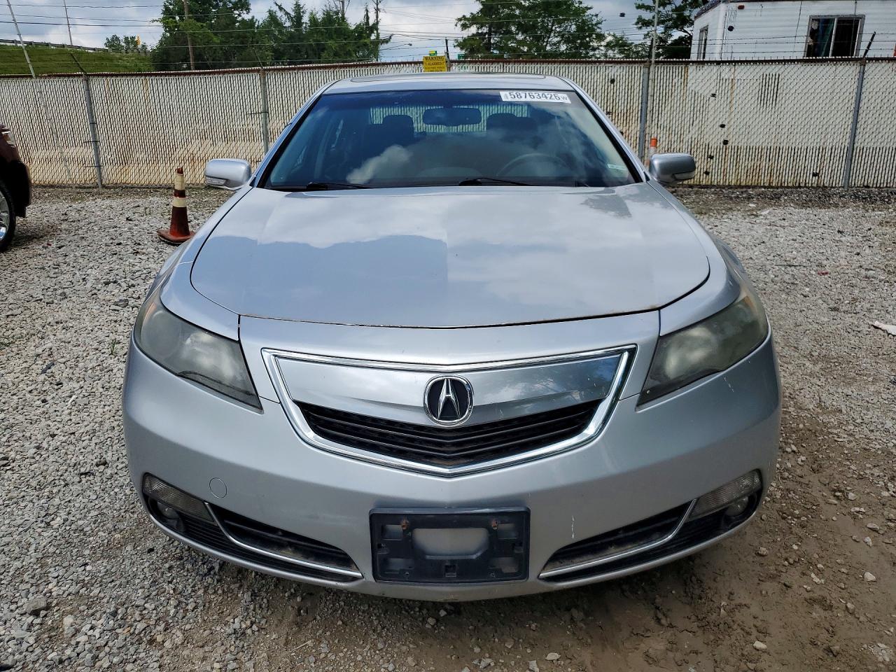 2013 Acura Tl Tech Серебряный vin: 19UUA9F52DA001433