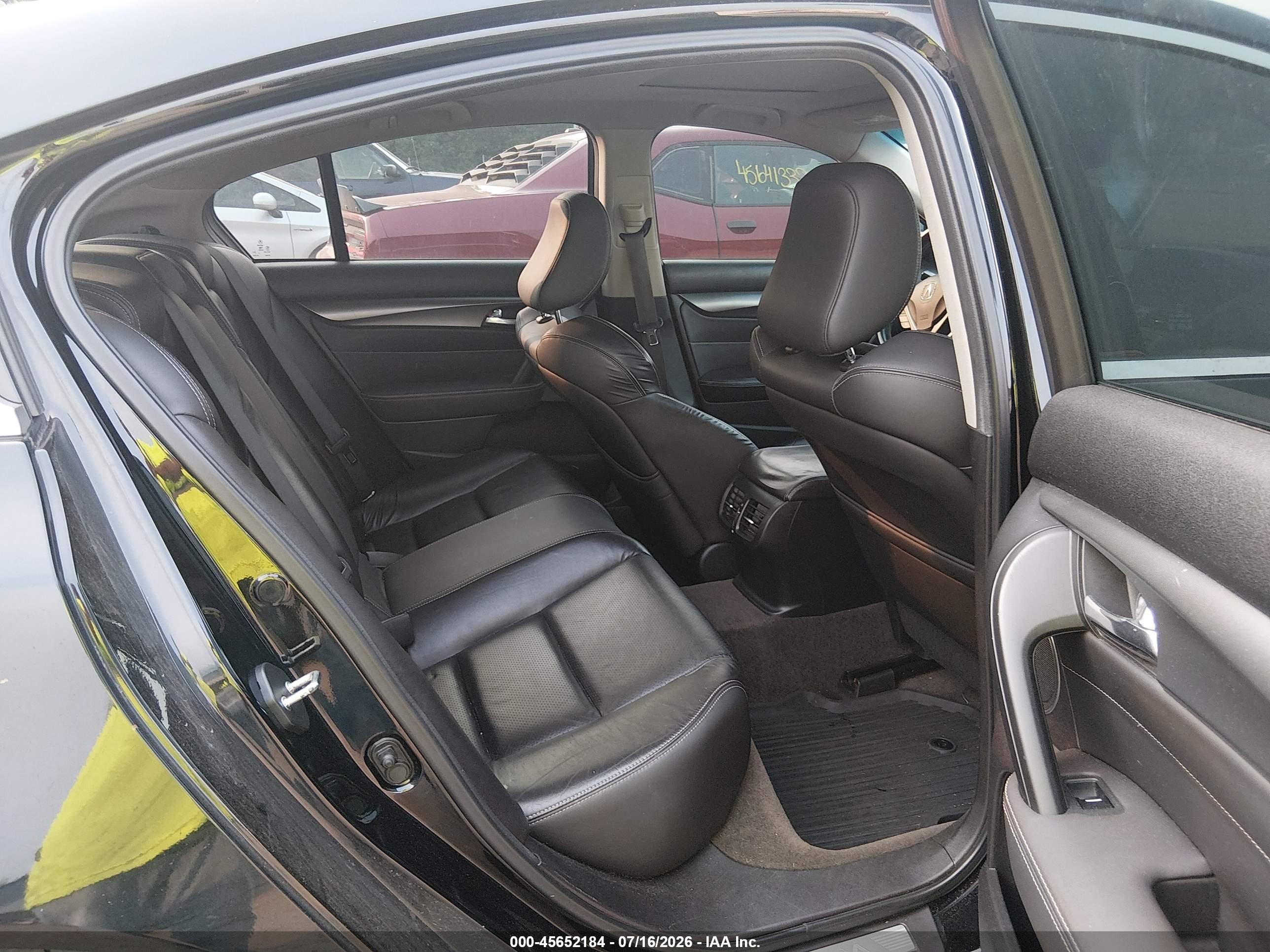 2013 Acura Tl 3.7 Black vin: 19UUA9F52DA003375