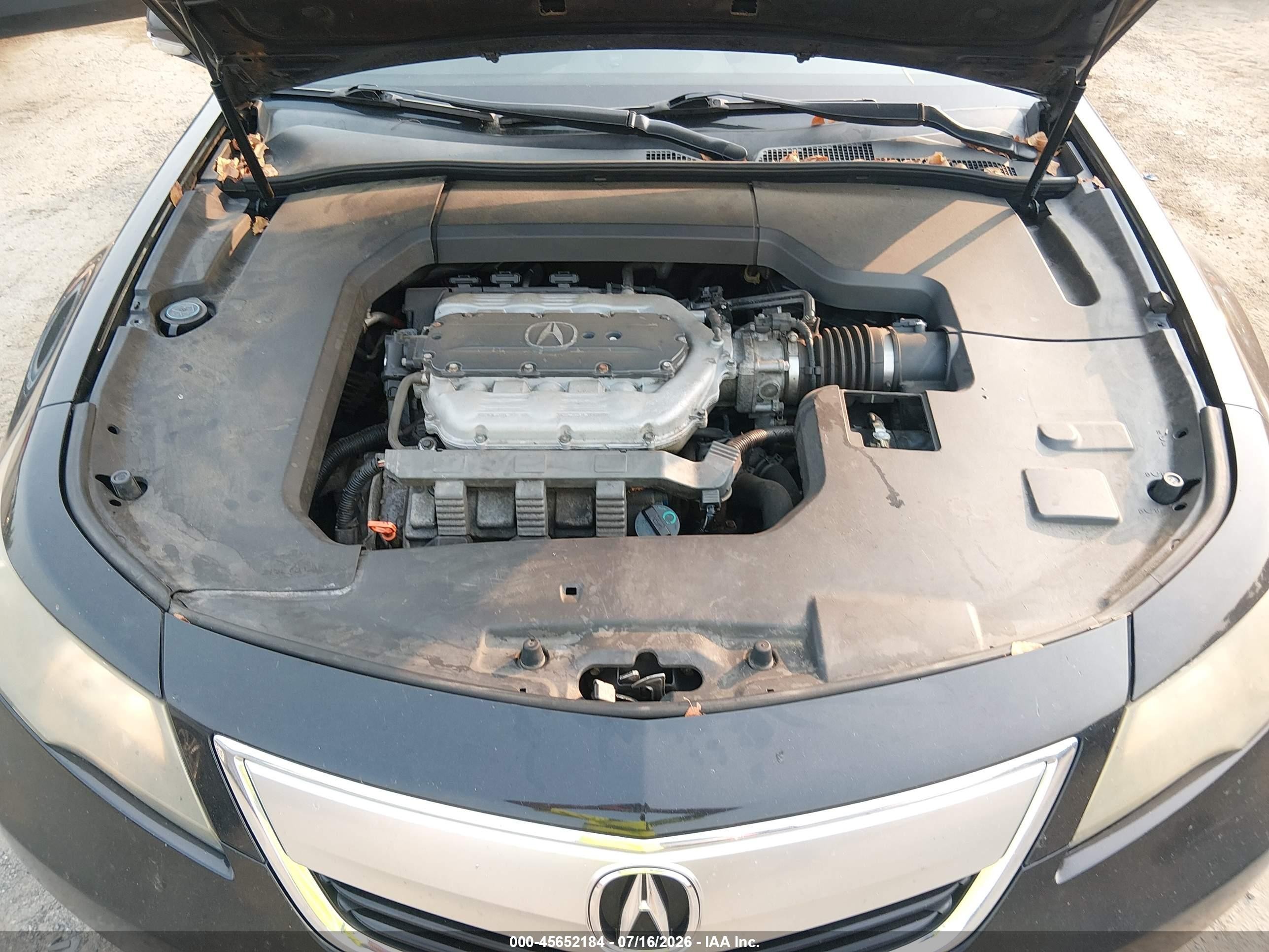 2013 Acura Tl 3.7 Black vin: 19UUA9F52DA003375