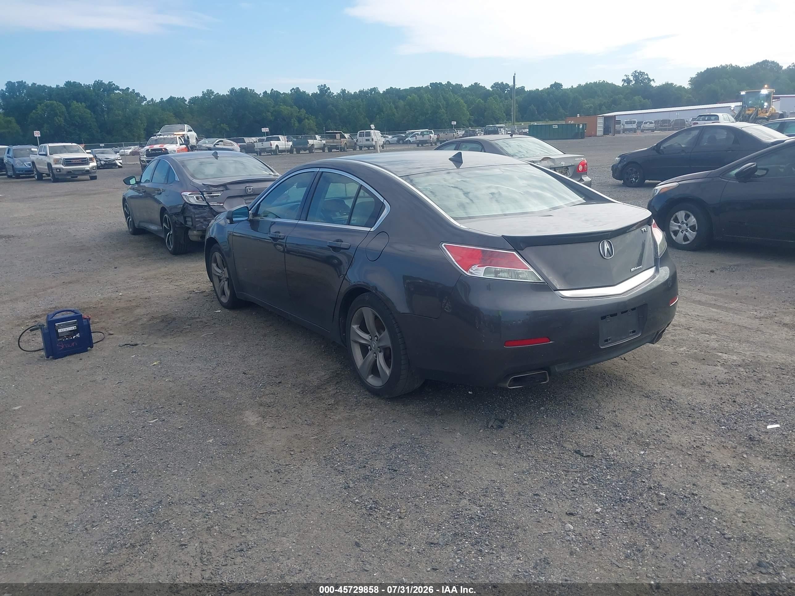 2013 Acura Tl 3.7 Gray vin: 19UUA9F52DA004090