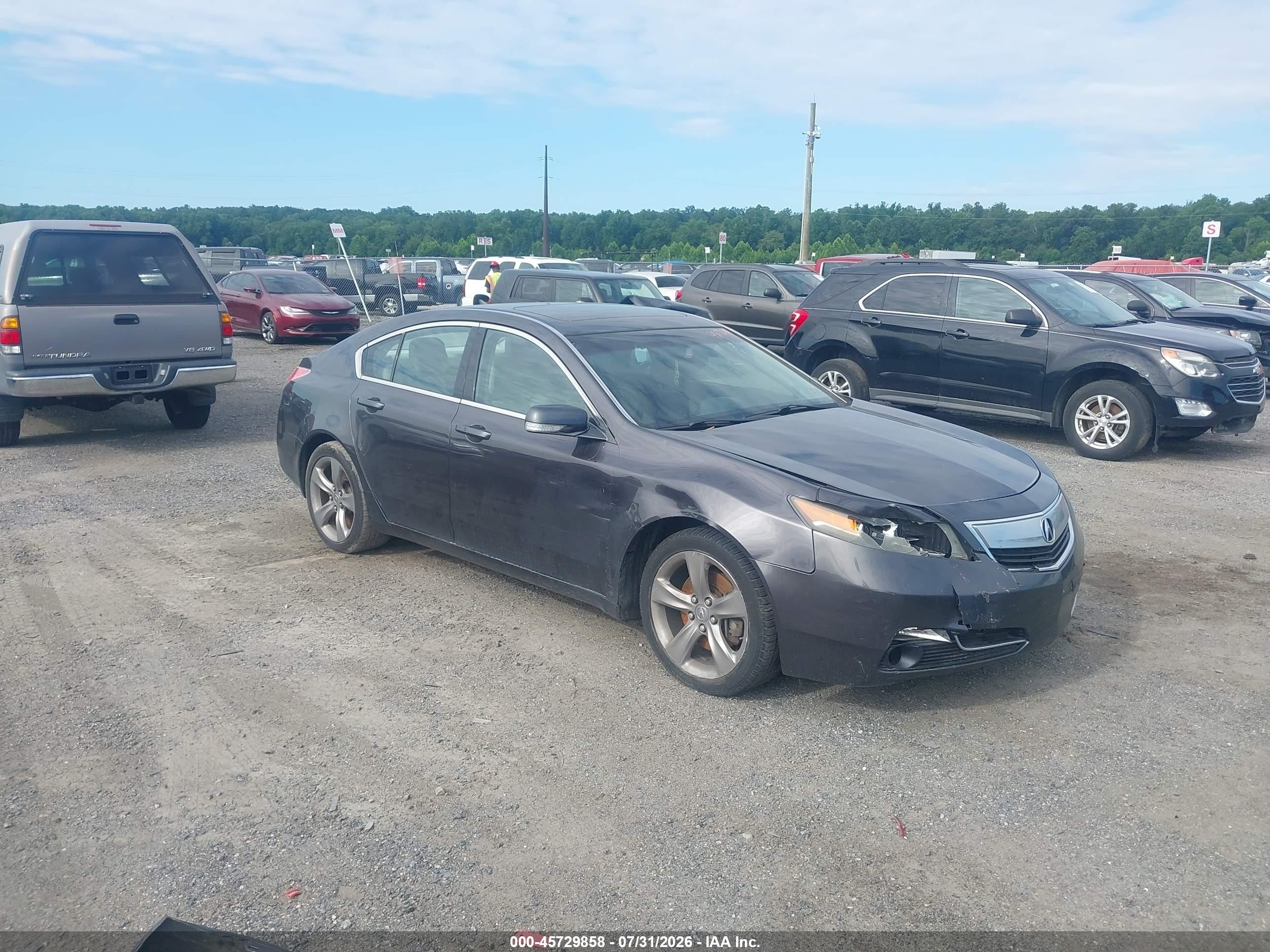 2013 Acura Tl 3.7 Gray vin: 19UUA9F52DA004090