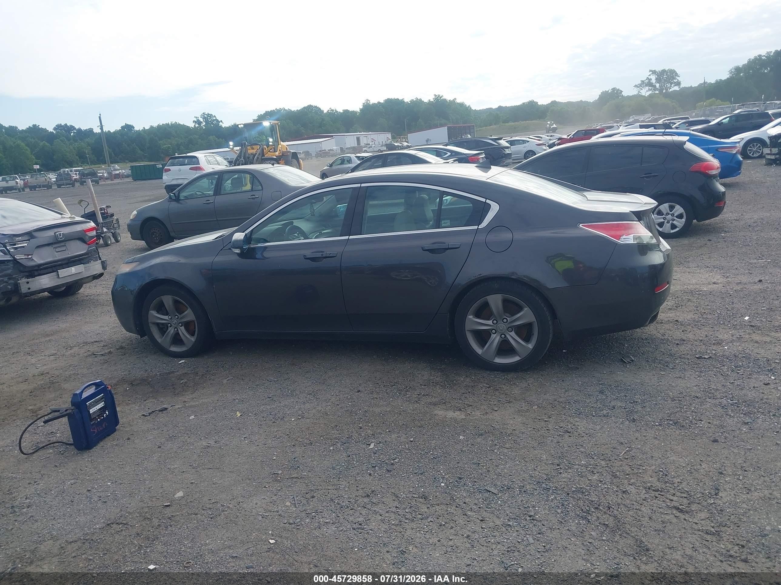2013 Acura Tl 3.7 Gray vin: 19UUA9F52DA004090