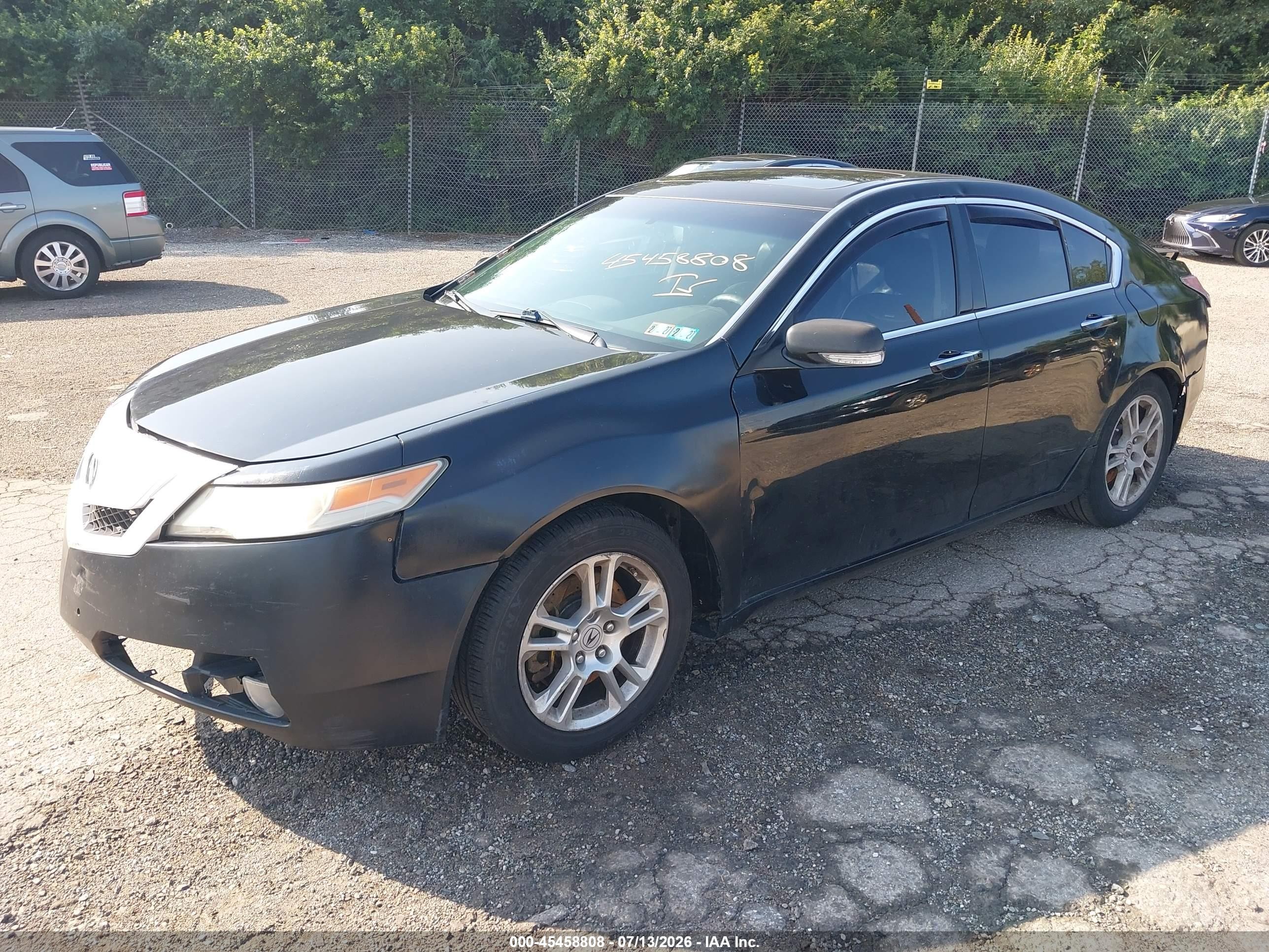 2010 Acura Tl 3.7 Black vin: 19UUA9F53AA002960