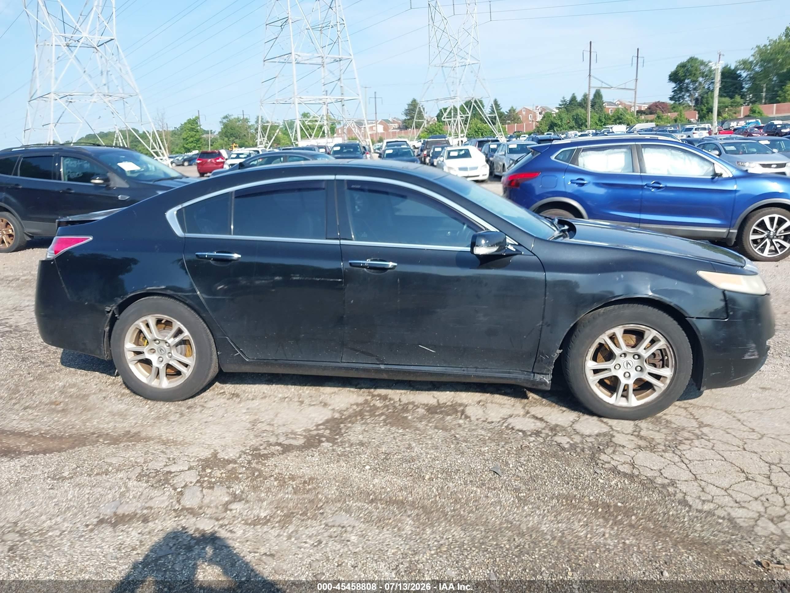 2010 Acura Tl 3.7 Black vin: 19UUA9F53AA002960