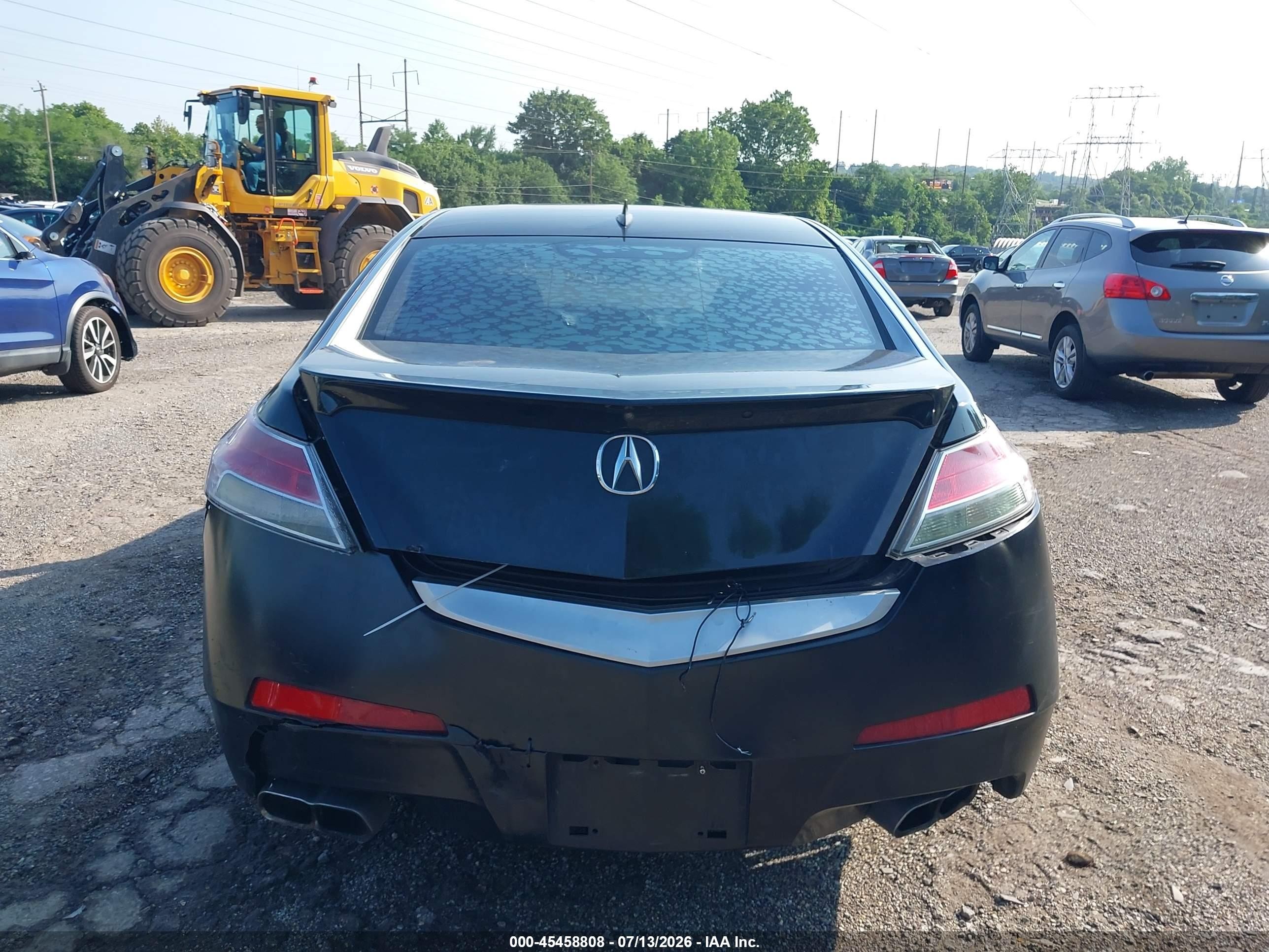 2010 Acura Tl 3.7 Black vin: 19UUA9F53AA002960