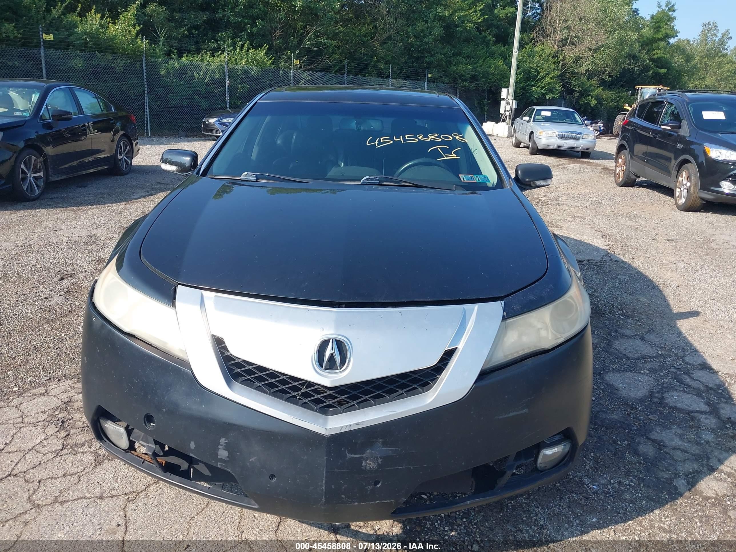 2010 Acura Tl 3.7 Black vin: 19UUA9F53AA002960