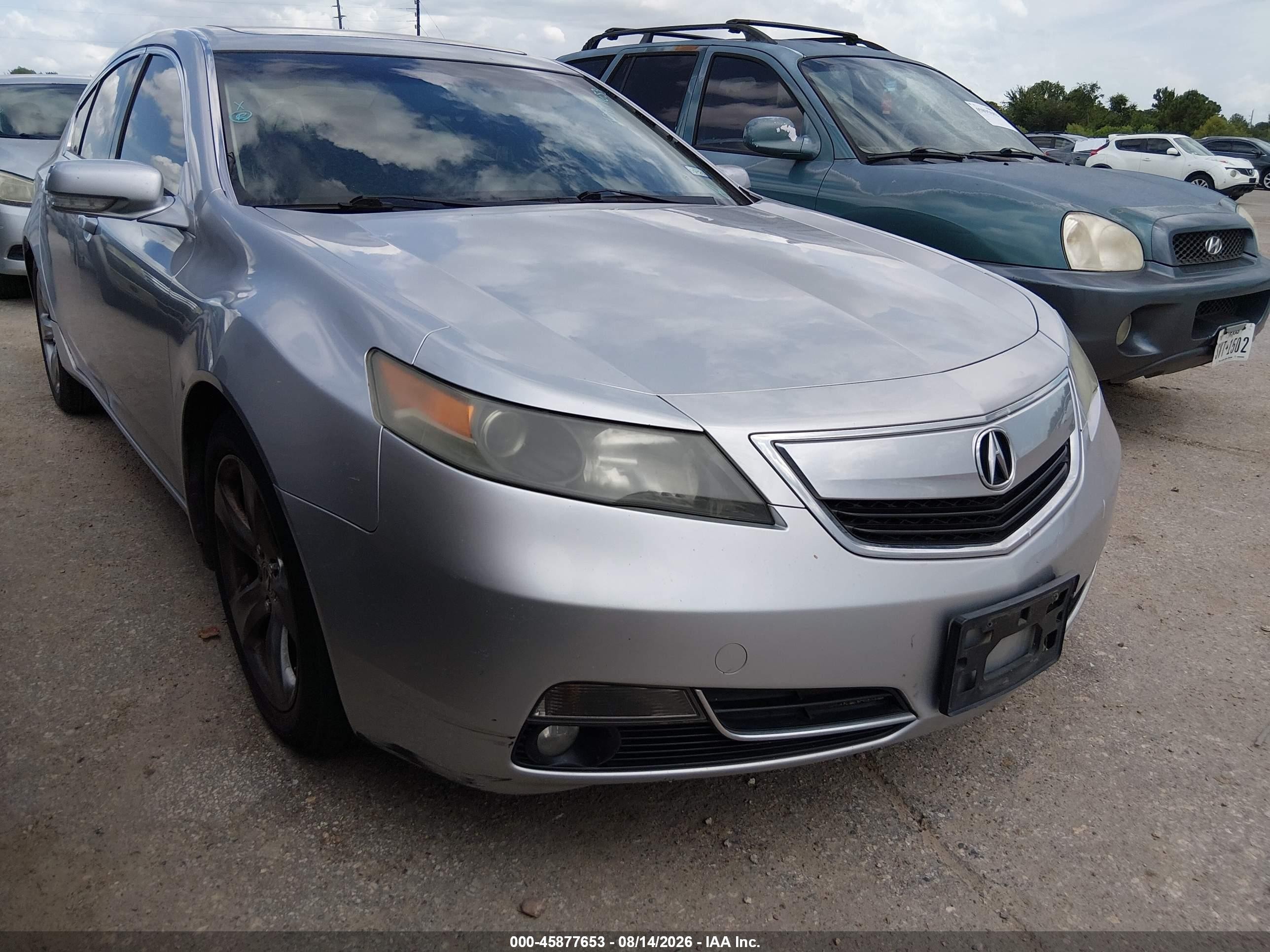 2012 Acura Tl 3.7 Серебряный vin: 19UUA9F53CA003917