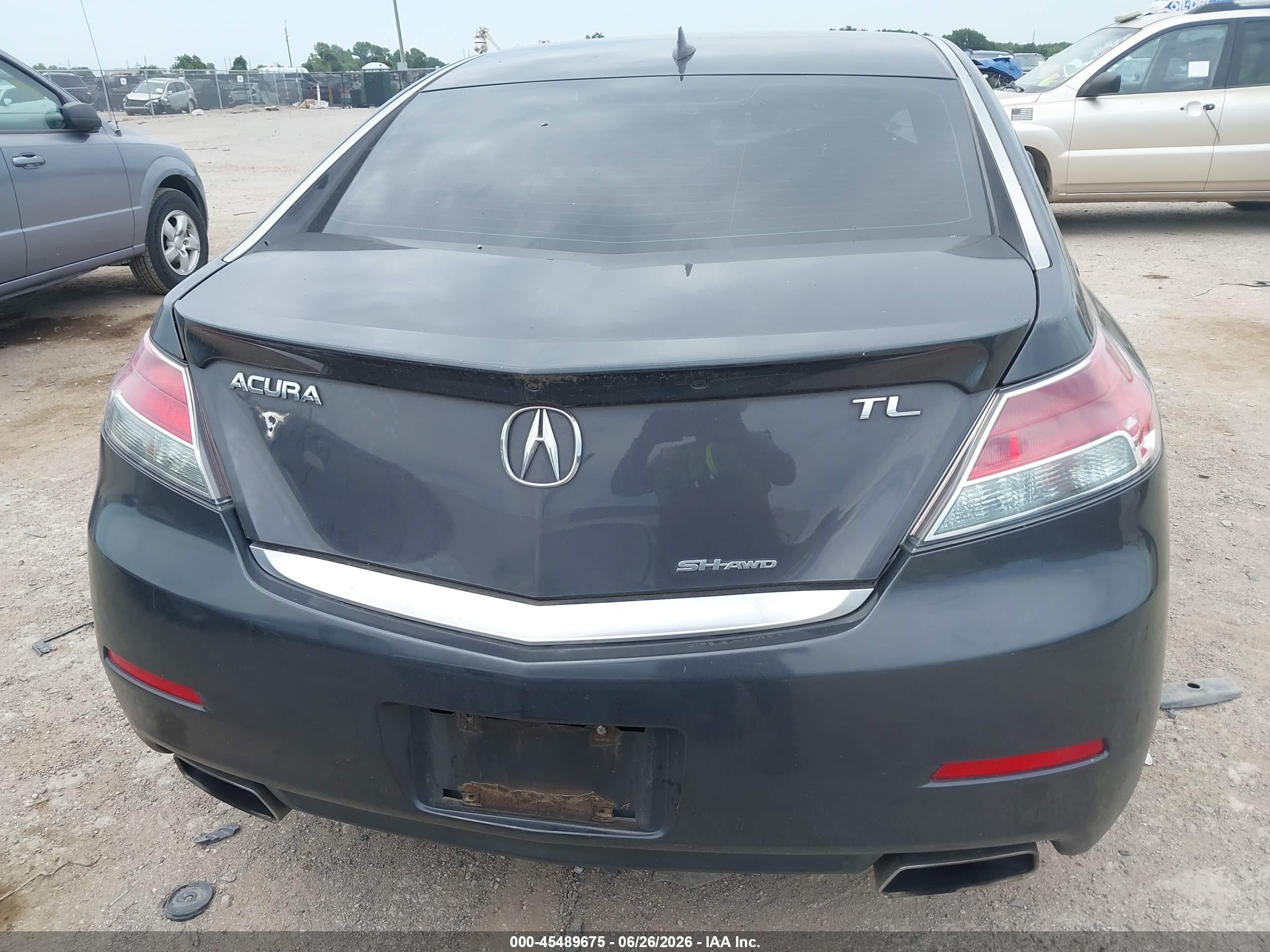 2012 Acura Tl 3.7 Gray vin: 19UUA9F53CA010656