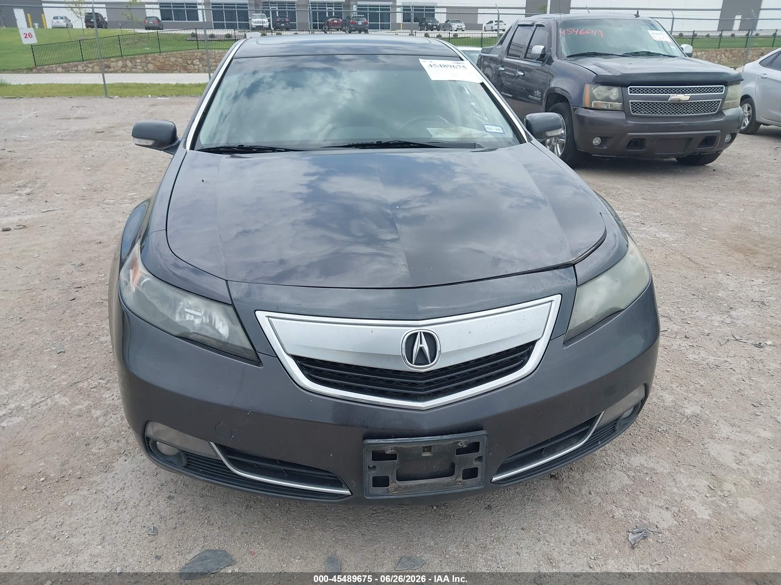 2012 Acura Tl 3.7 Gray vin: 19UUA9F53CA010656