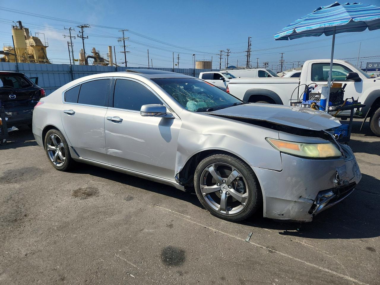 2010 Acura Tl Silver vin: 19UUA9F54AA008752