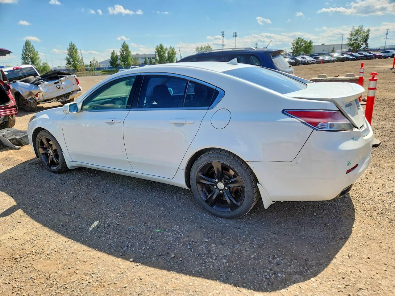 2012 Acura Tl White vin: 19UUA9F54CA803657