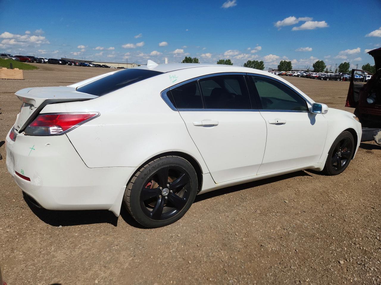2012 Acura Tl White vin: 19UUA9F54CA803657