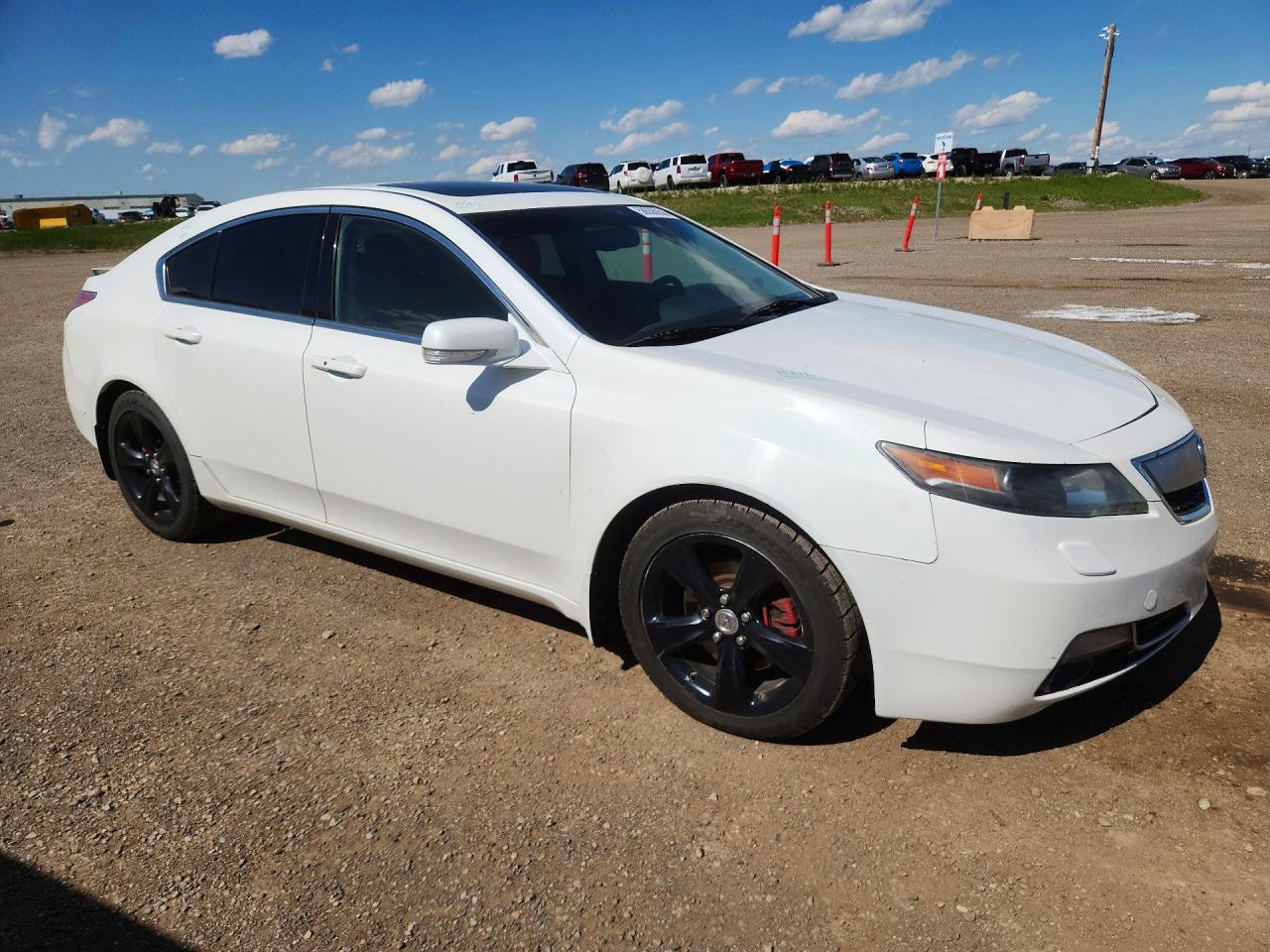 2012 Acura Tl White vin: 19UUA9F54CA803657