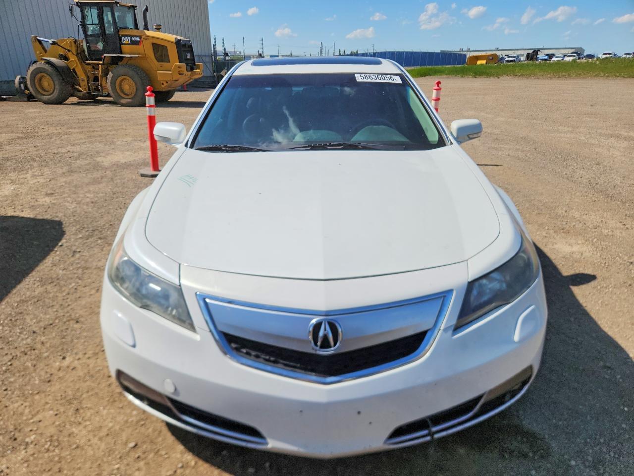 2012 Acura Tl White vin: 19UUA9F54CA803657