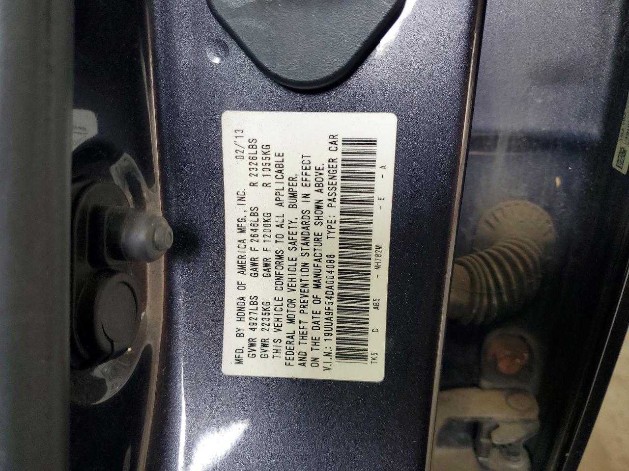 2013 Acura Tl Tech Charcoal vin: 19UUA9F54DA004088