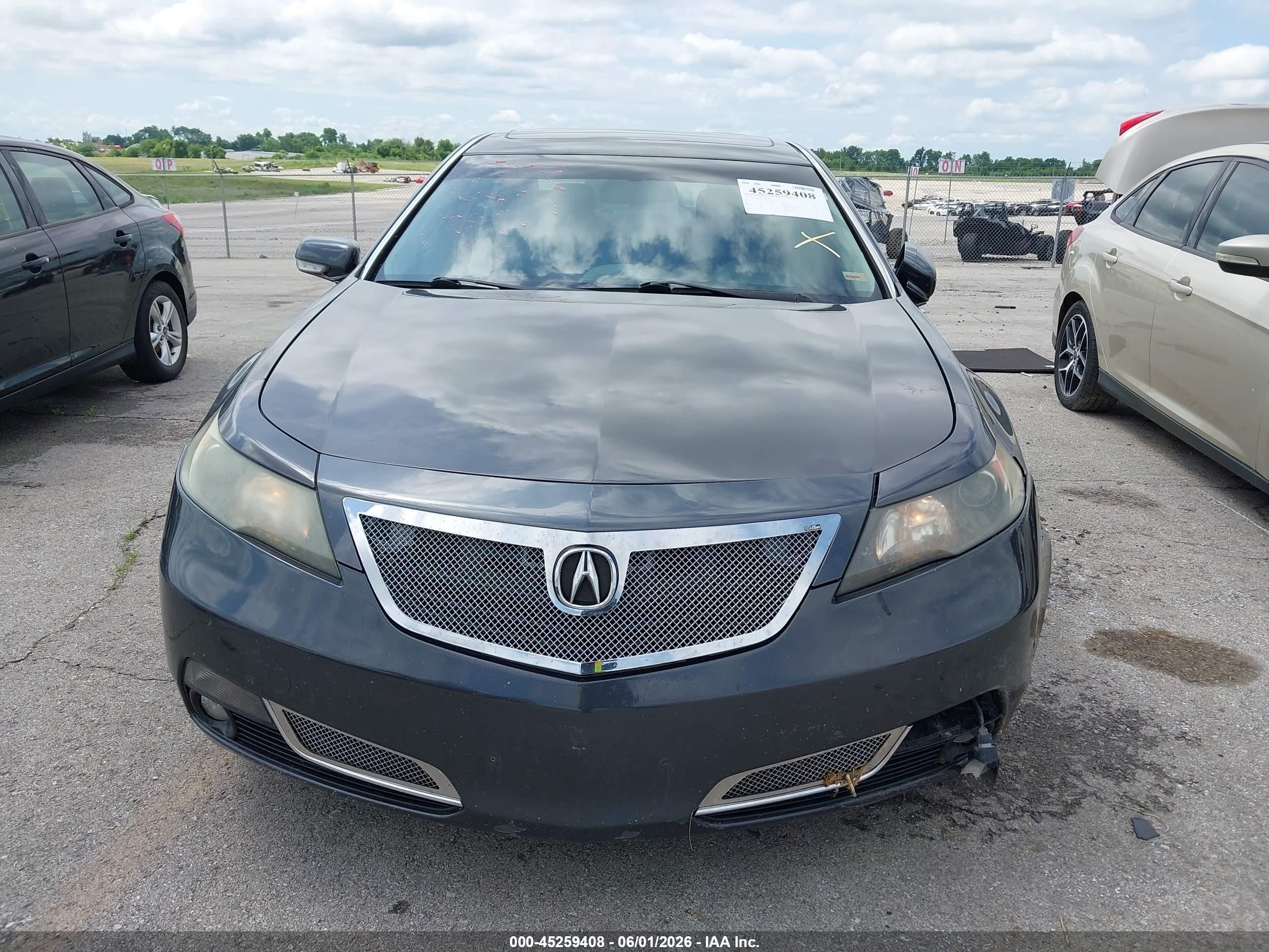 2013 Acura Tl 3.7 Gray vin: 19UUA9F54DA004947