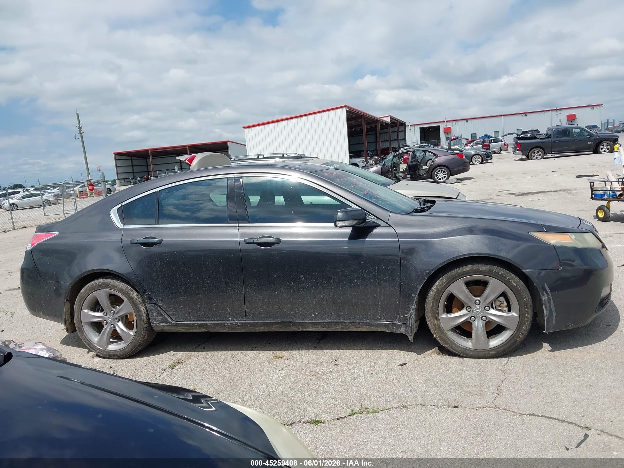 2013 Acura Tl 3.7 Gray vin: 19UUA9F54DA004947