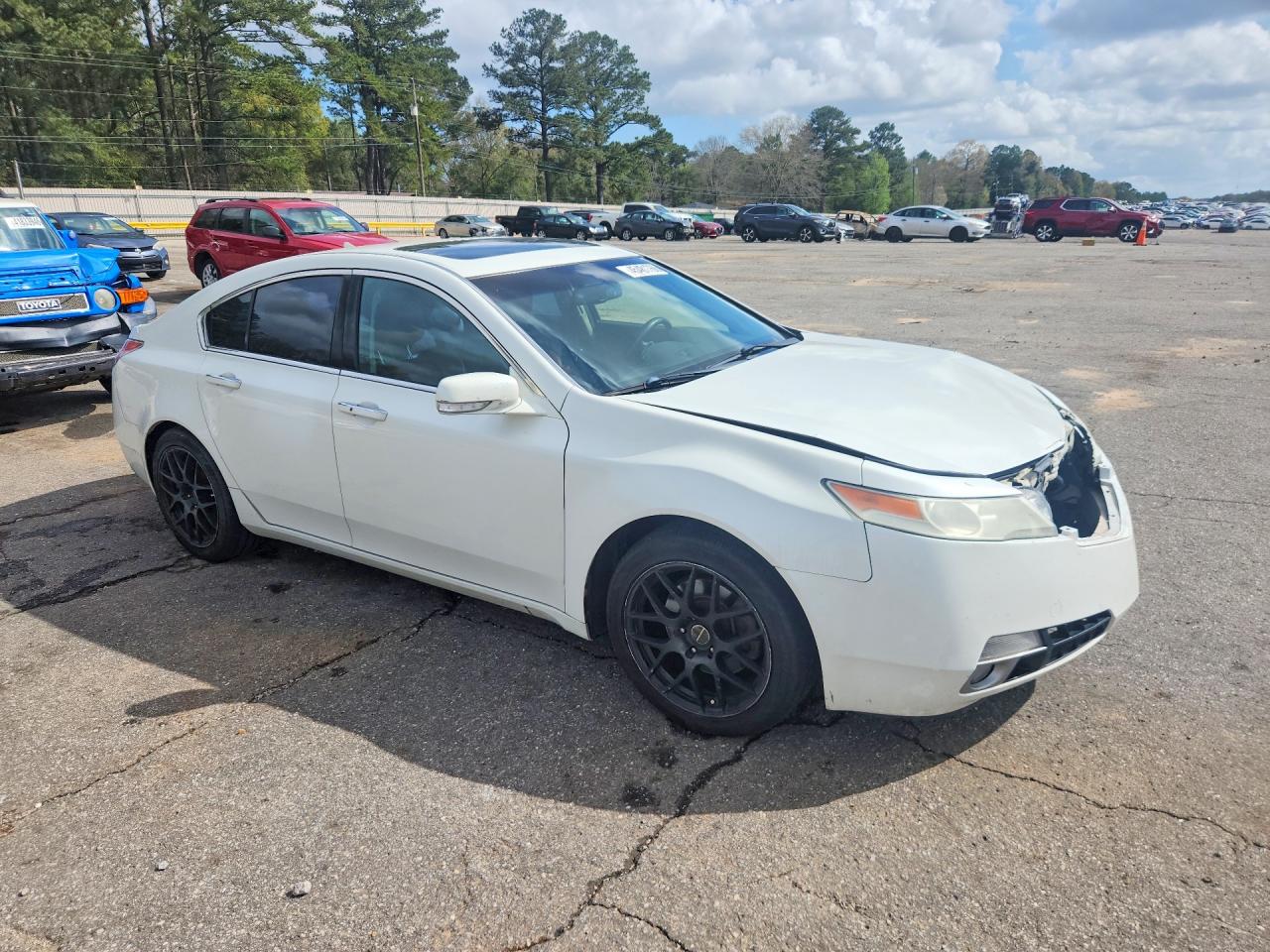 2010 Acura Tl Белый vin: 19UUA9F55AA005925