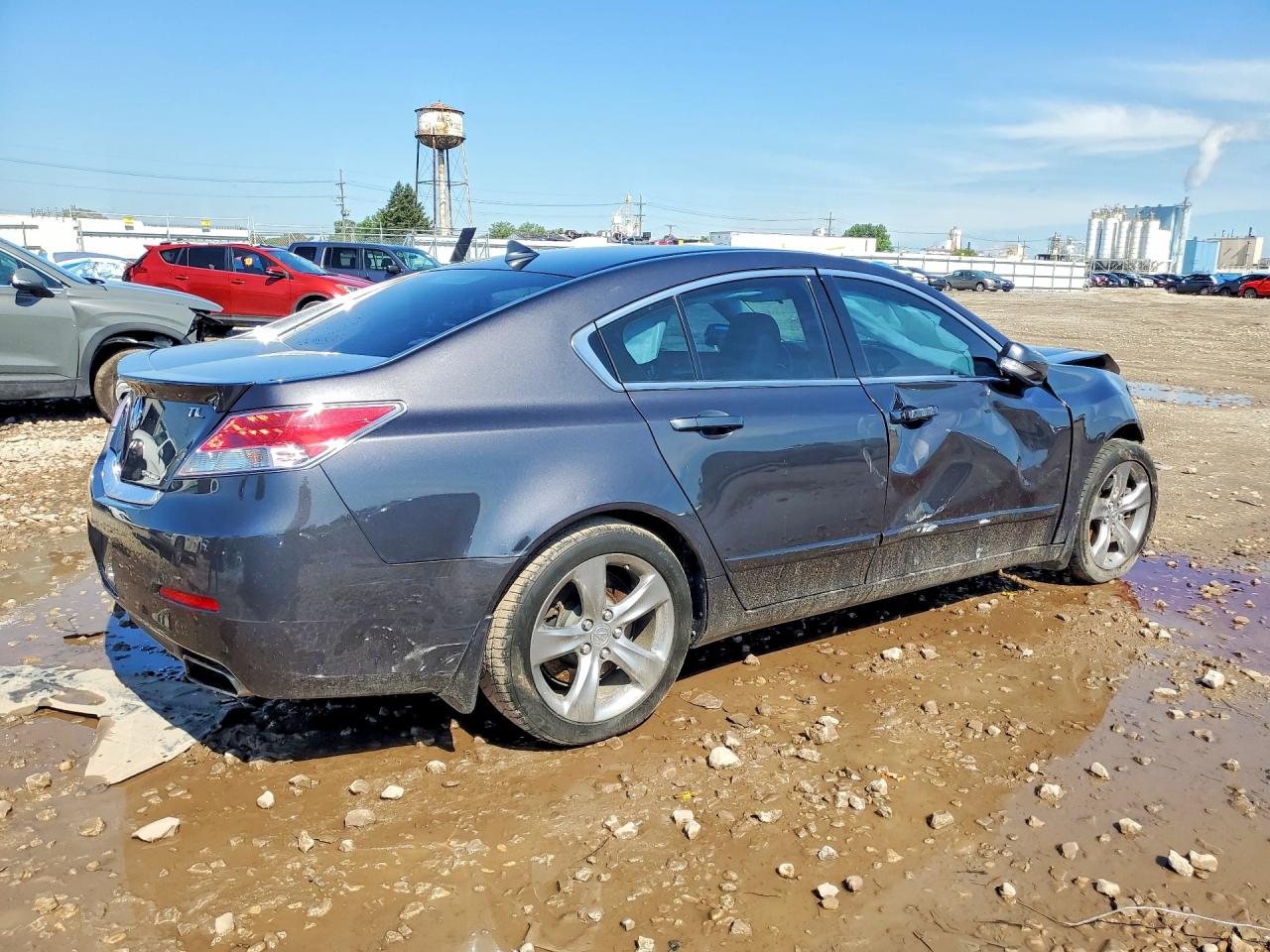2012 Acura Tl Black vin: 19UUA9F55CA006527