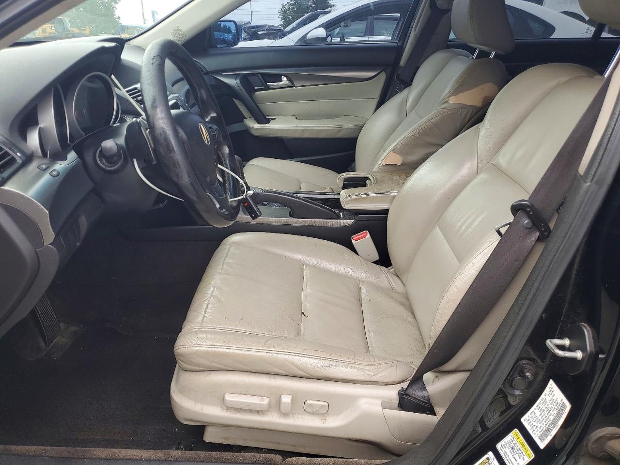 2012 Acura Tl Black vin: 19UUA9F55CA009492