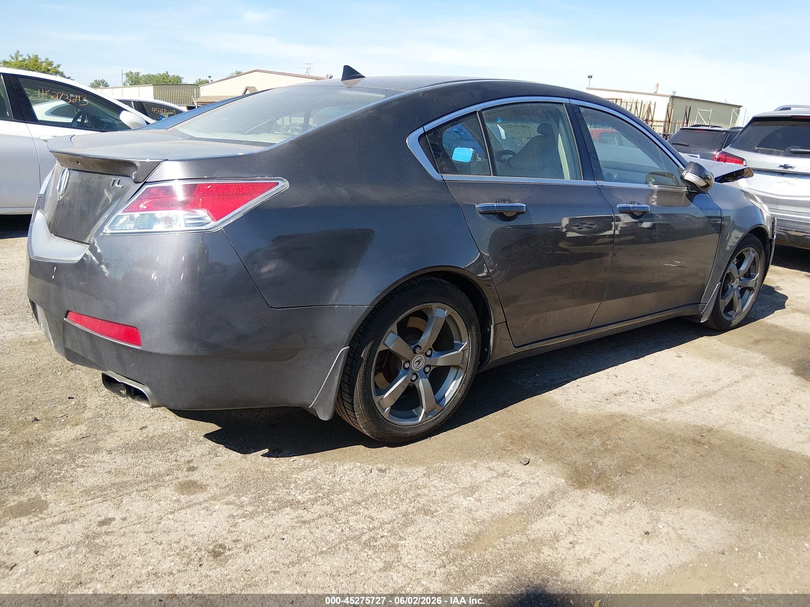 2010 Acura Tl 3.7 Gray vin: 19UUA9F56AA002774