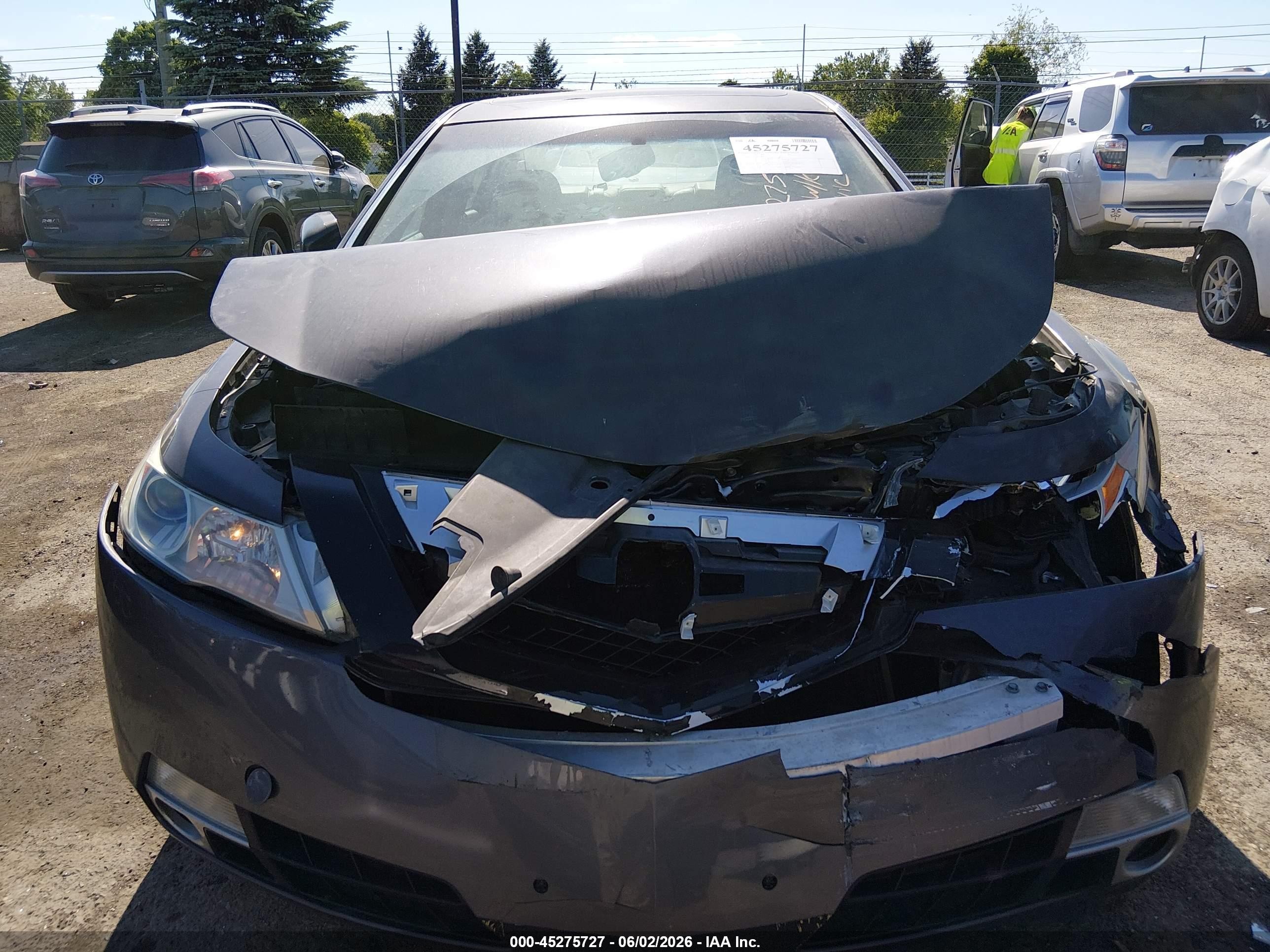 2010 Acura Tl 3.7 Gray vin: 19UUA9F56AA002774