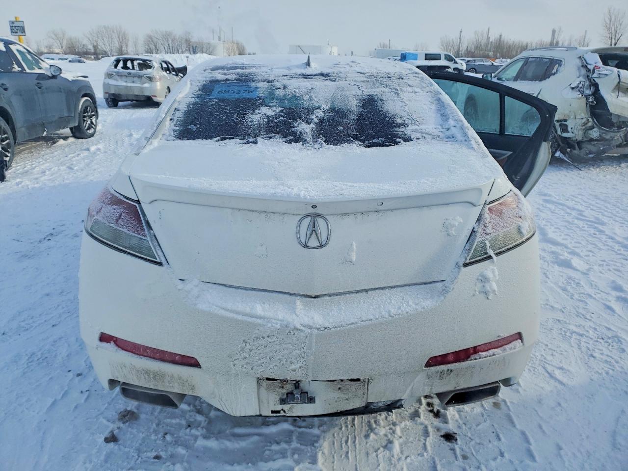 2010 Acura Tl White vin: 19UUA9F56AA800109