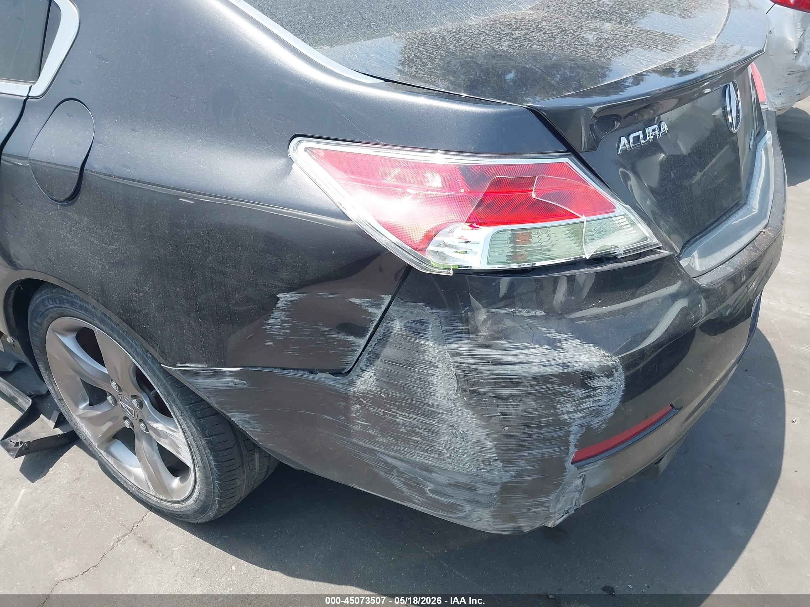 2012 Acura Tl 3.7 Black vin: 19UUA9F56CA000607