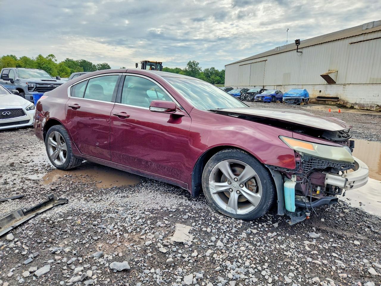 2012 Acura Tl Burgundy vin: 19UUA9F56CA002213