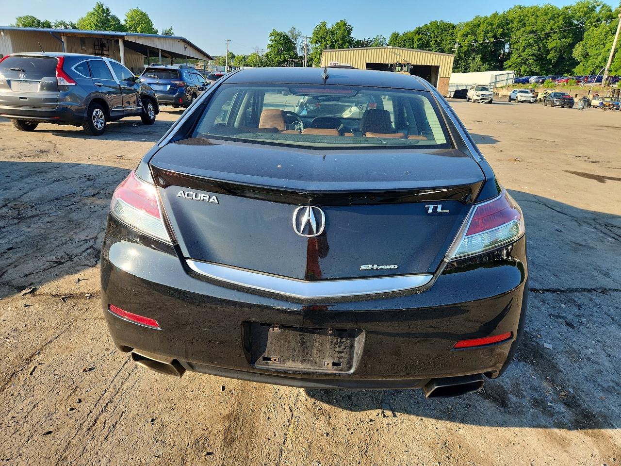 2012 Acura Tl Black vin: 19UUA9F56CA011168