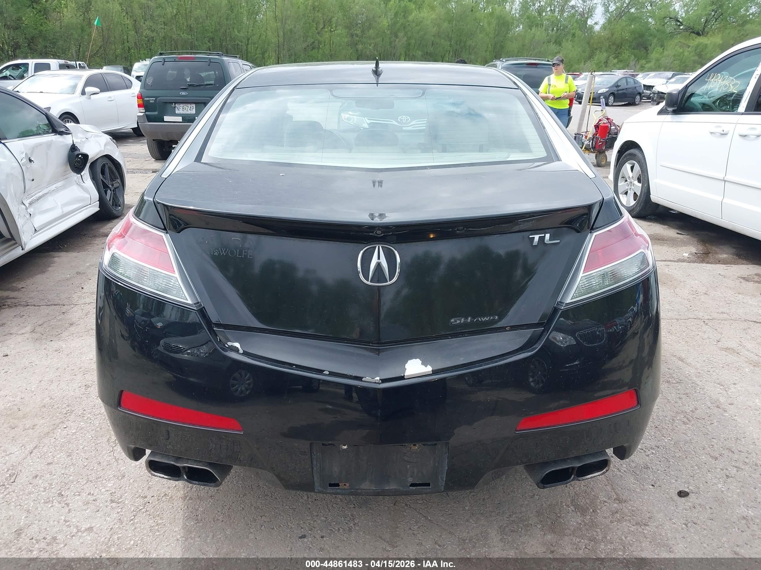 2010 Acura Tl 3.7 Black vin: 19UUA9F57AA001990