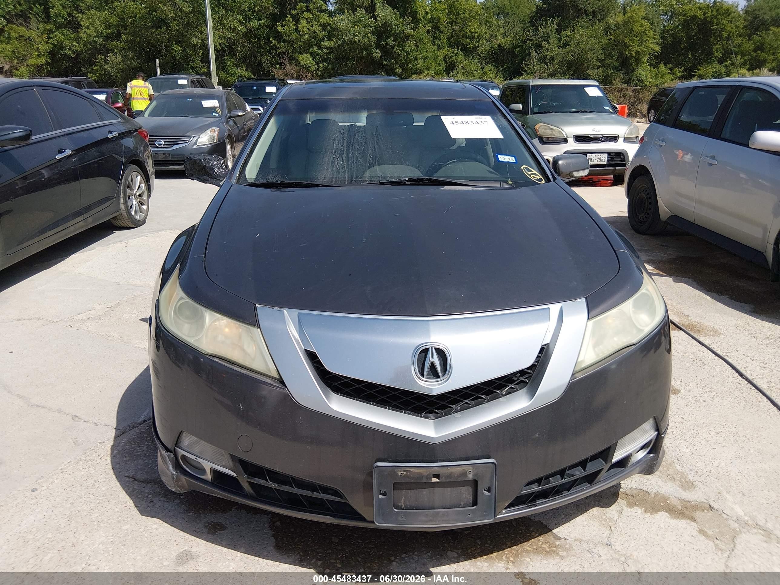 2010 Acura Tl 3.7 Gray vin: 19UUA9F57AA002055