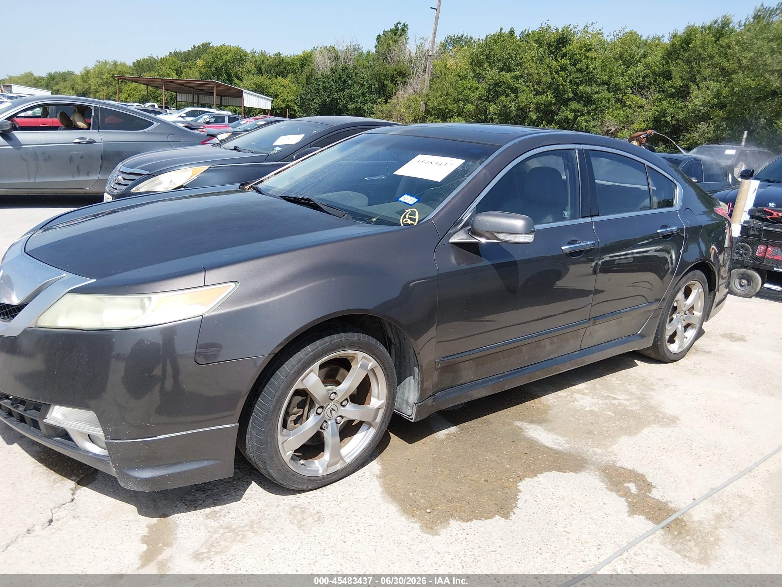 2010 Acura Tl 3.7 Gray vin: 19UUA9F57AA002055