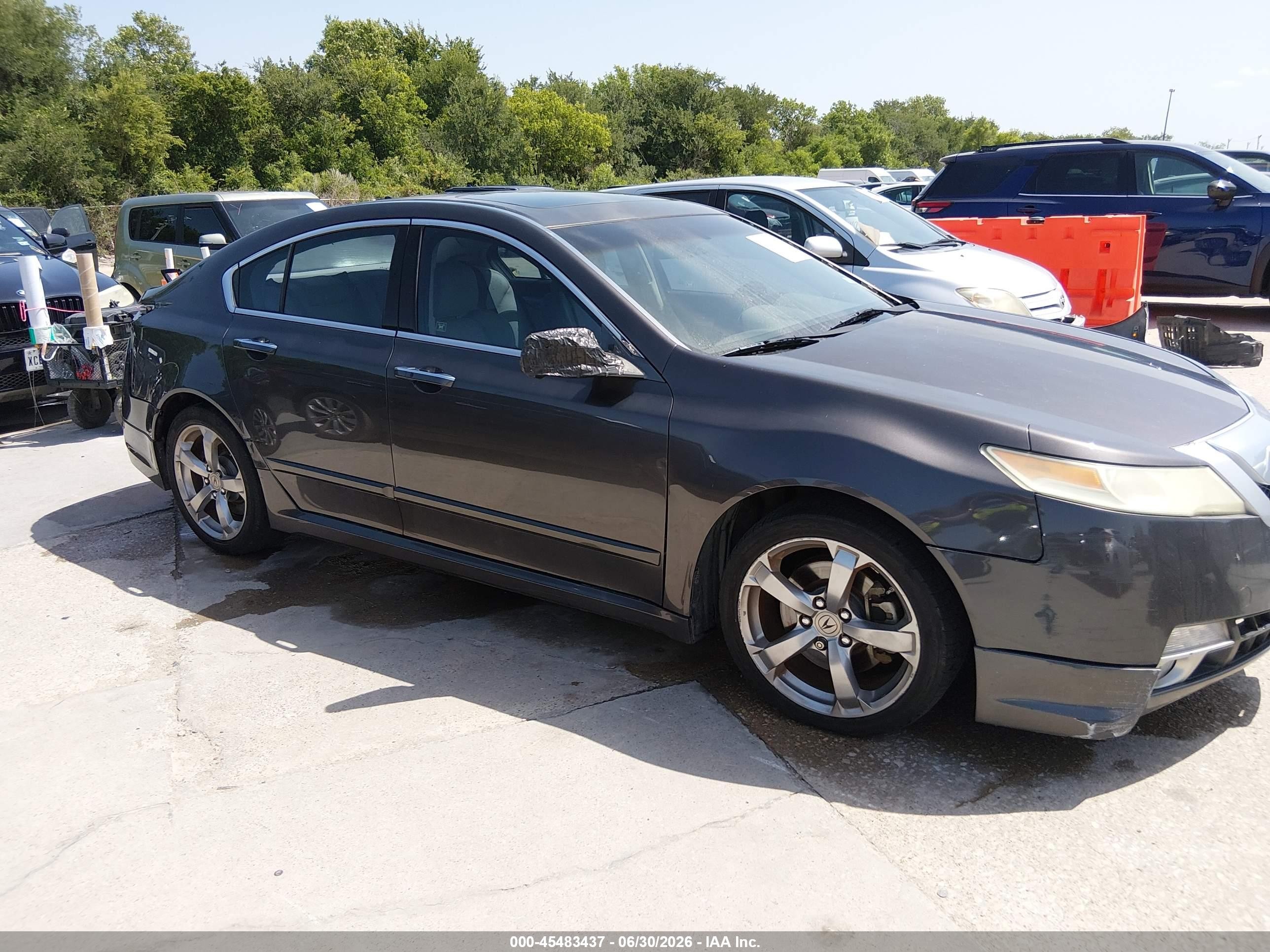 2010 Acura Tl 3.7 Gray vin: 19UUA9F57AA002055