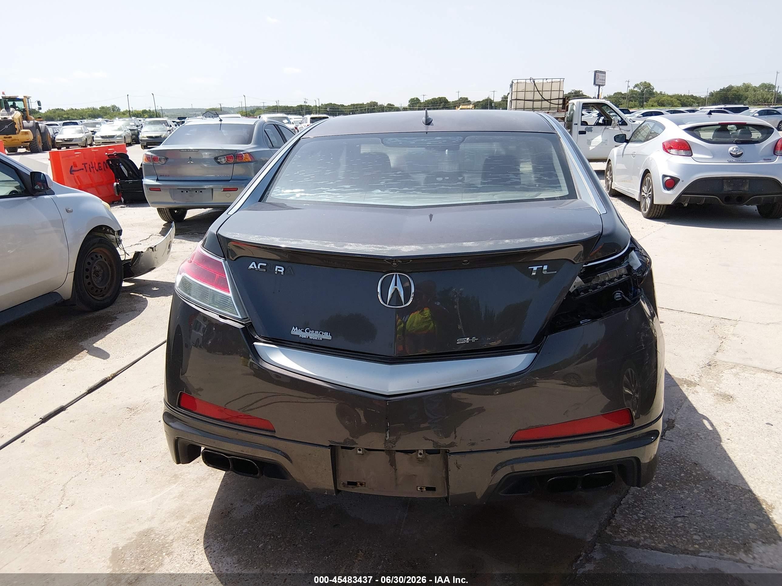 2010 Acura Tl 3.7 Gray vin: 19UUA9F57AA002055