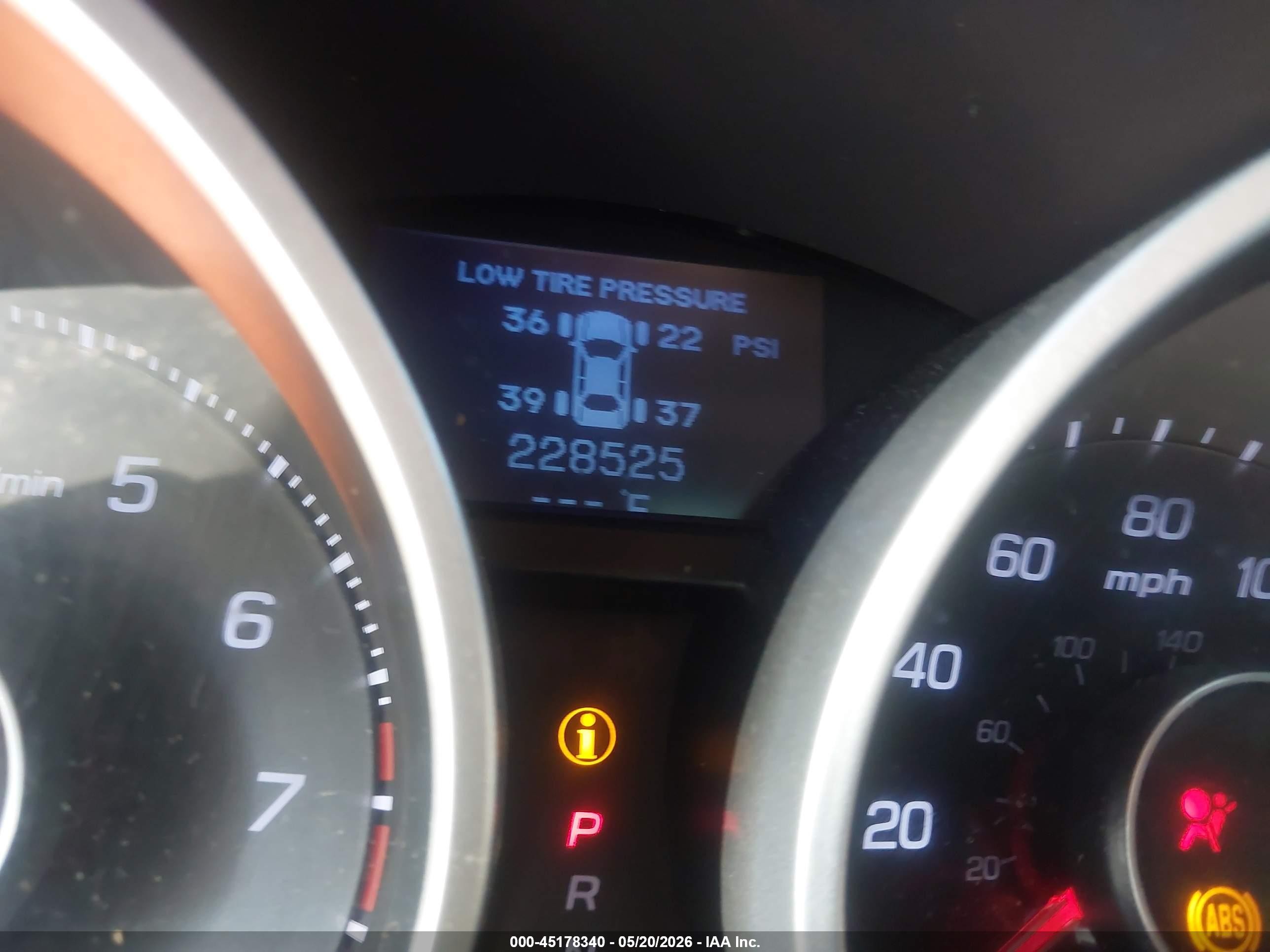 2010 Acura Tl 3.7 Burgundy vin: 19UUA9F57AA004694