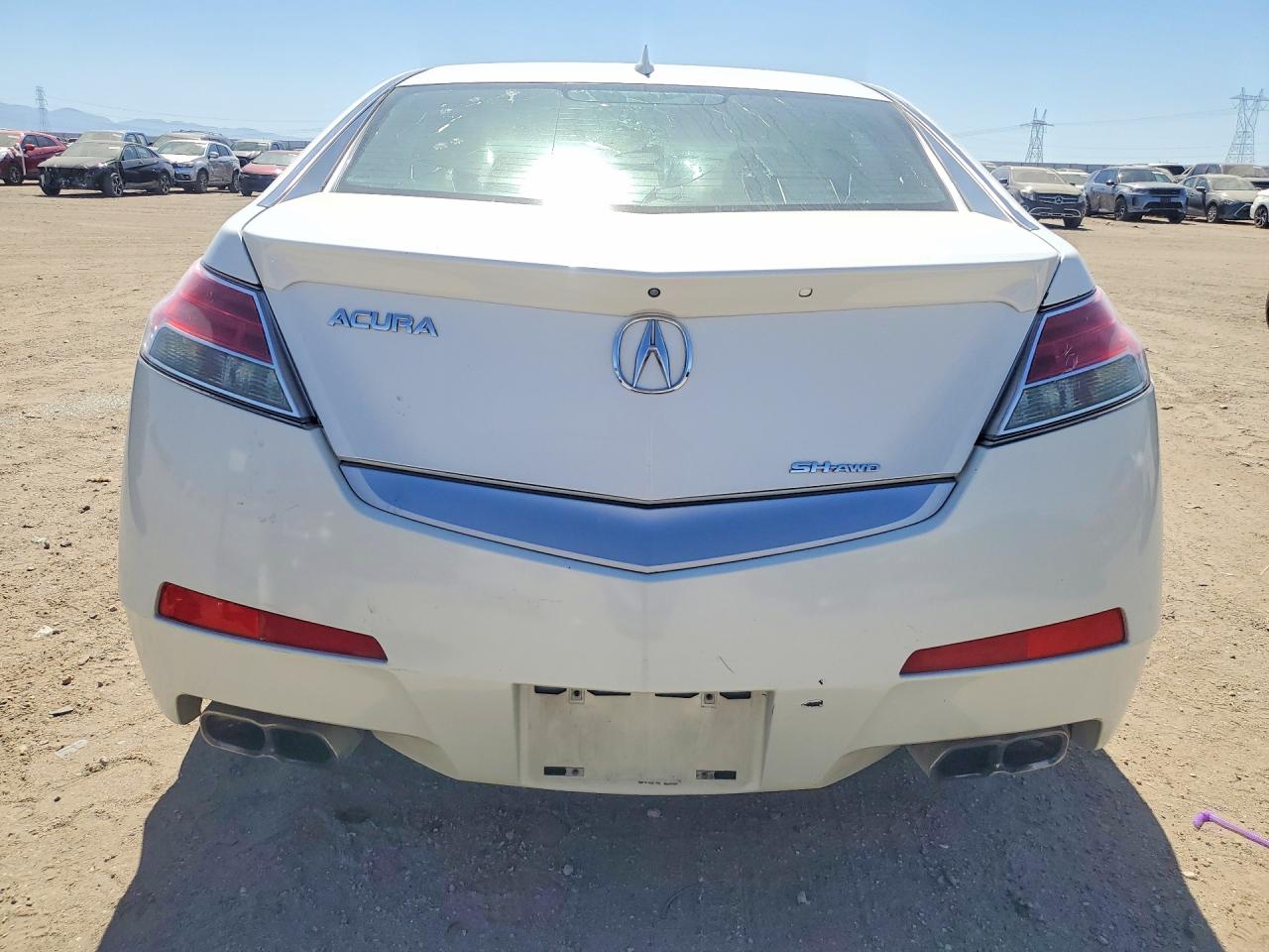 2010 Acura Tl White vin: 19UUA9F57AA005876