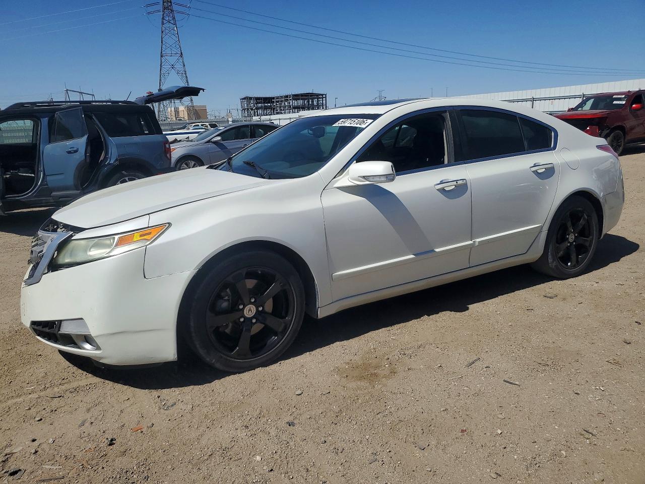 2010 Acura Tl White vin: 19UUA9F57AA005876
