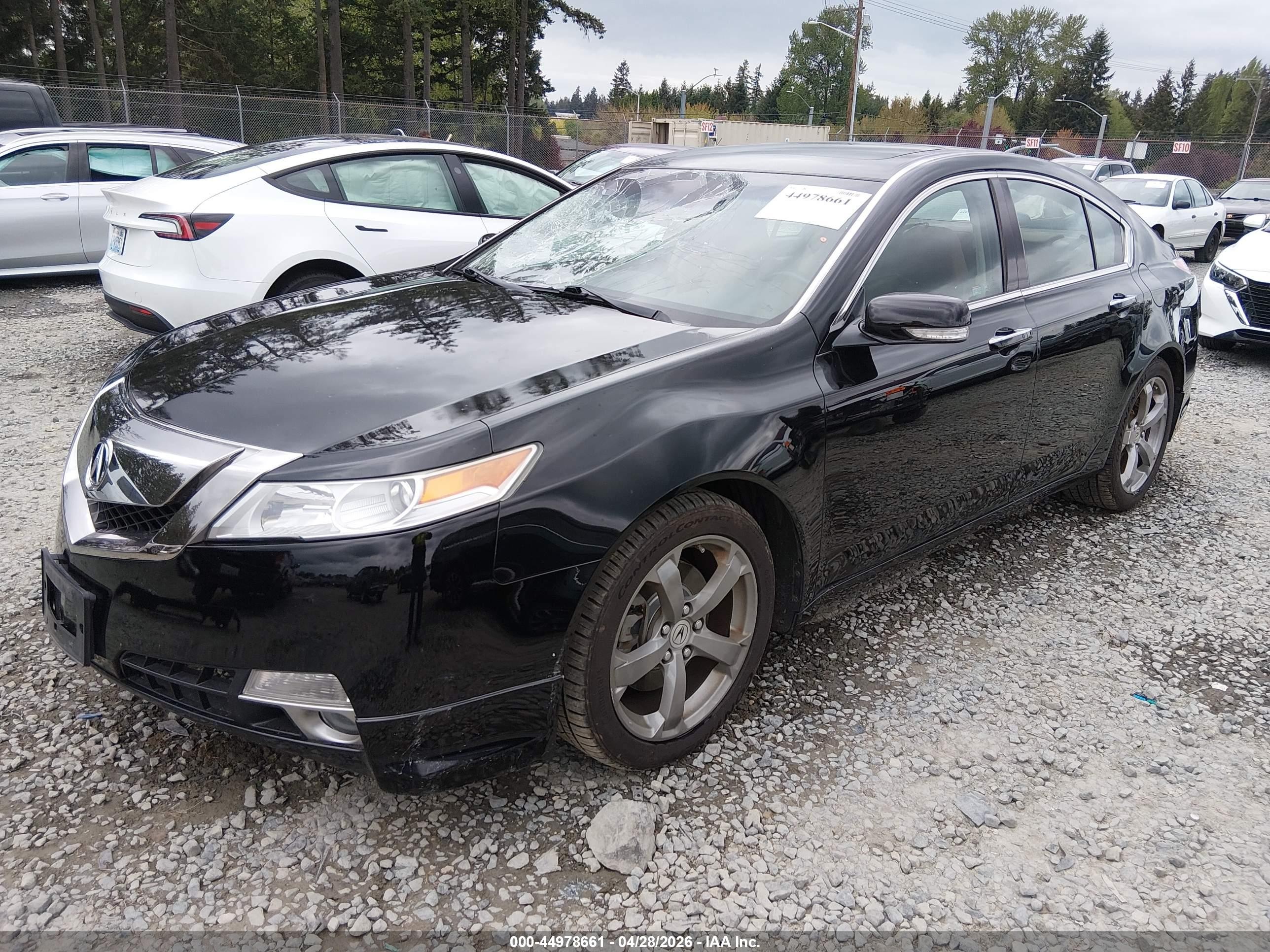 2010 Acura Tl 3.7 Черный vin: 19UUA9F57AA007823