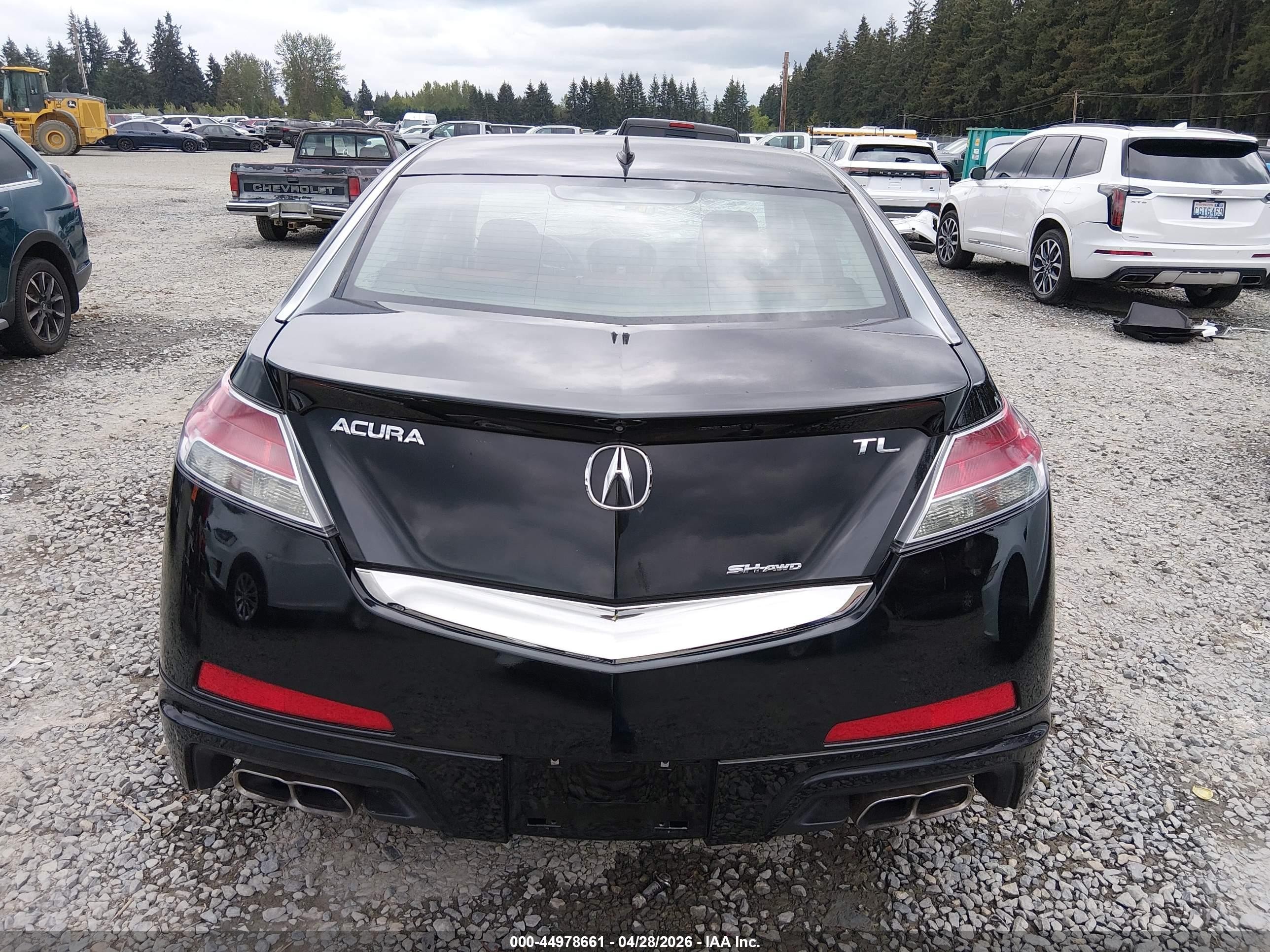 2010 Acura Tl 3.7 Черный vin: 19UUA9F57AA007823