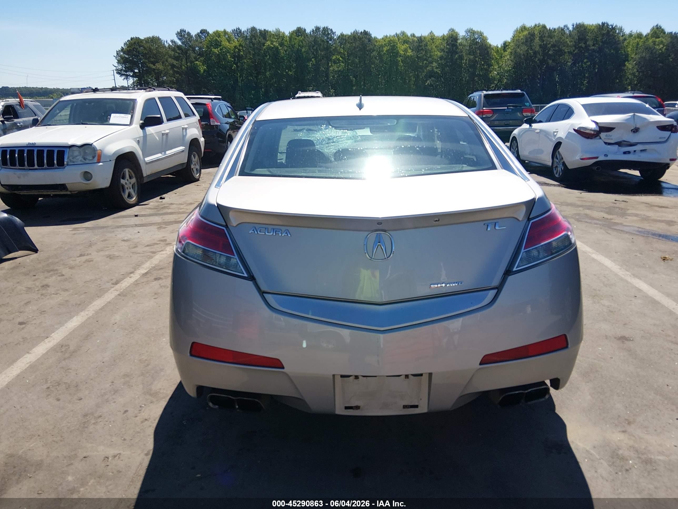 2011 Acura Tl 3.7 Silver vin: 19UUA9F57BA001781