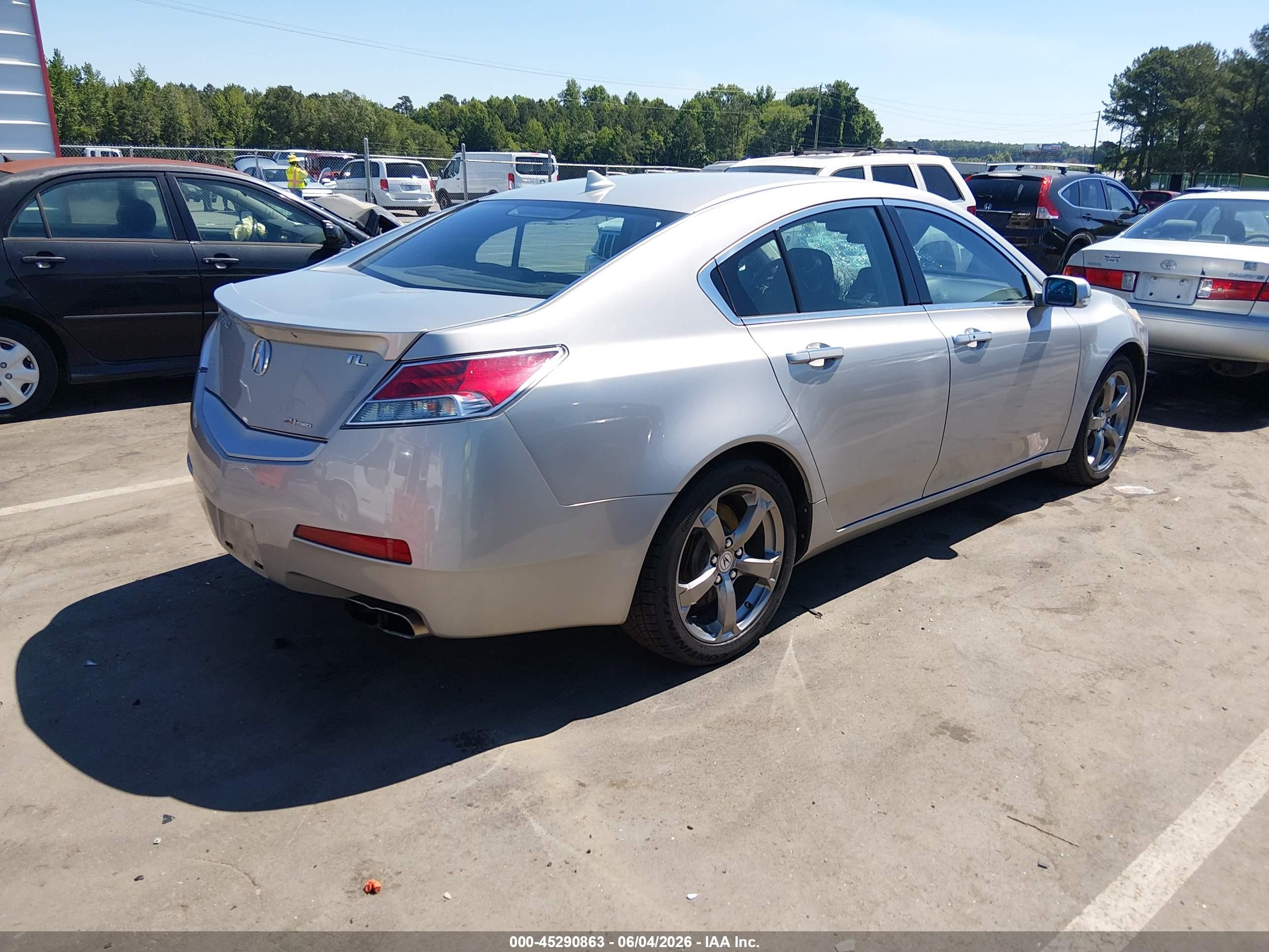 2011 Acura Tl 3.7 Silver vin: 19UUA9F57BA001781